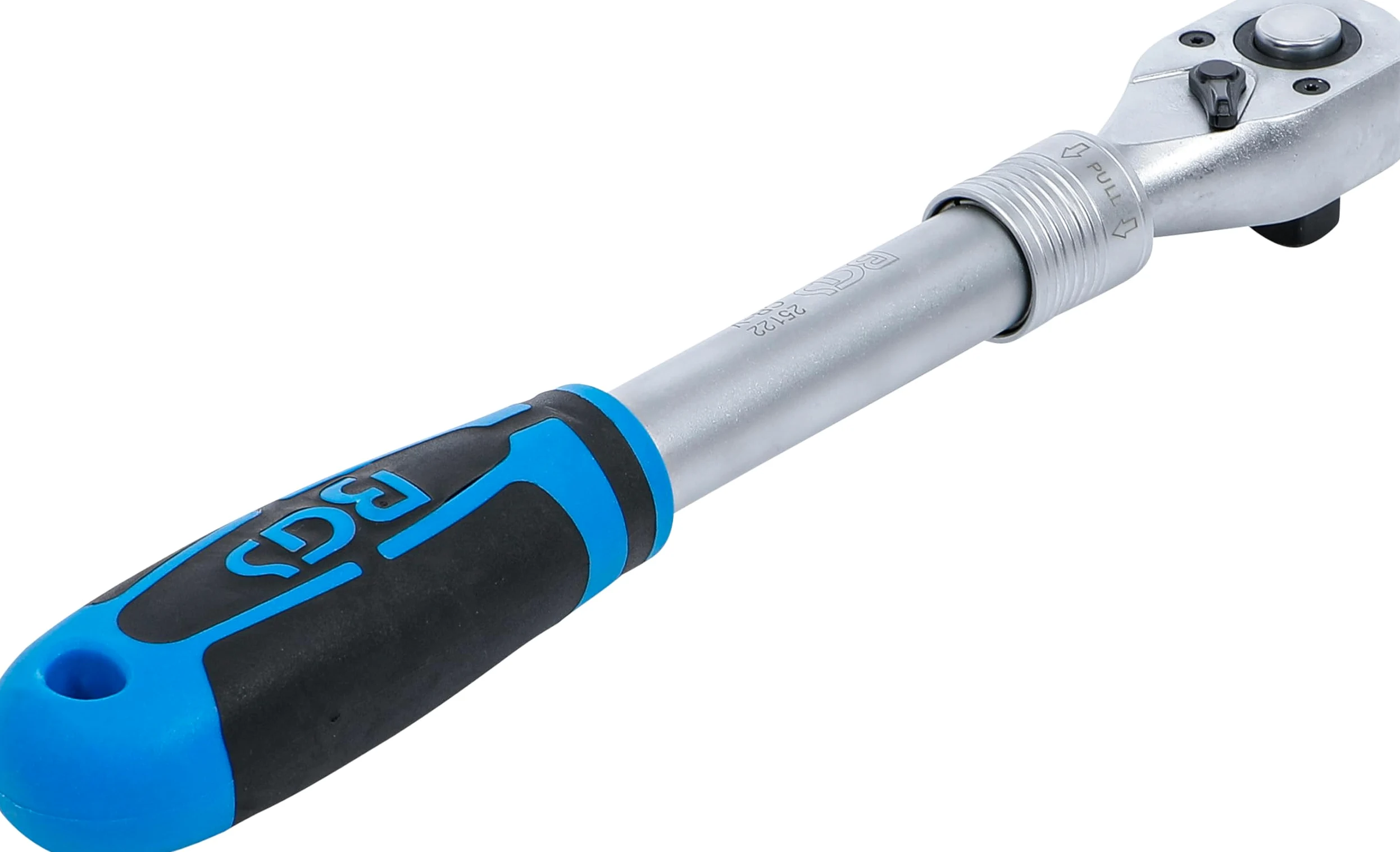 BGS 25122 | Carraca reversible, extensible | 12,5 mm (1/2") | 305-445 mm