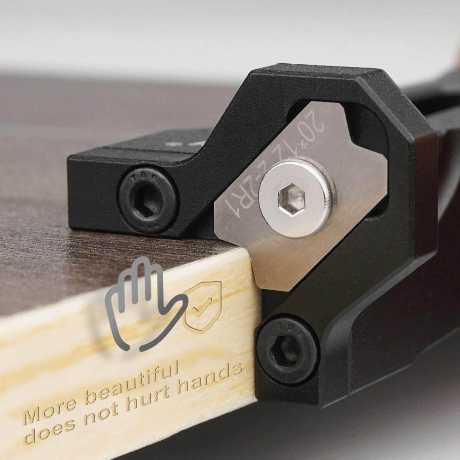 Esquinas - Herramienta portátil para cepillar Madera a Mano para Alisar y Recortar Superficies,Herramienta chaflán Recorte Borrápido