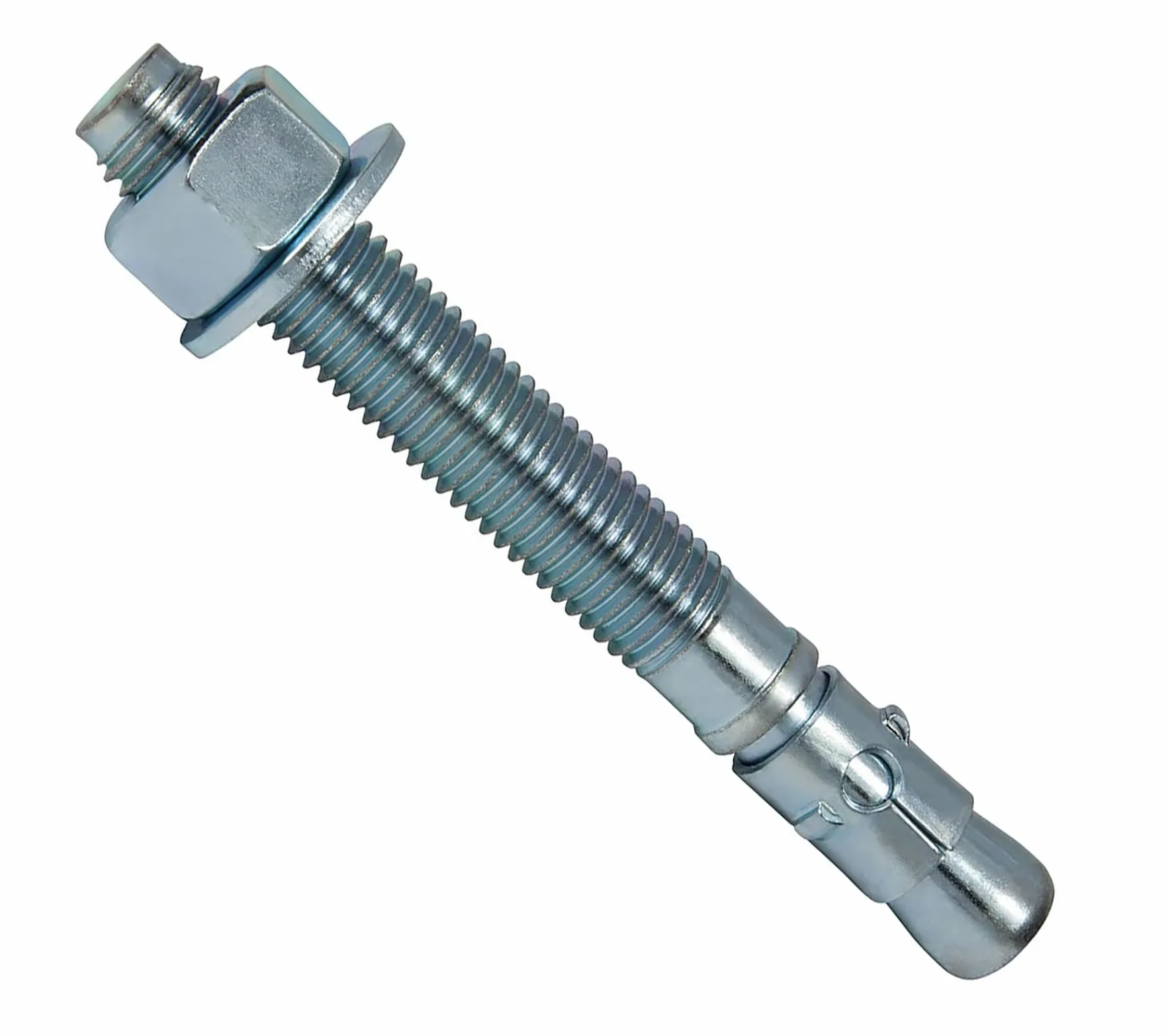 Confast 1" x 6" del anclaje de cuña chapado en zinc (Caja de 5)