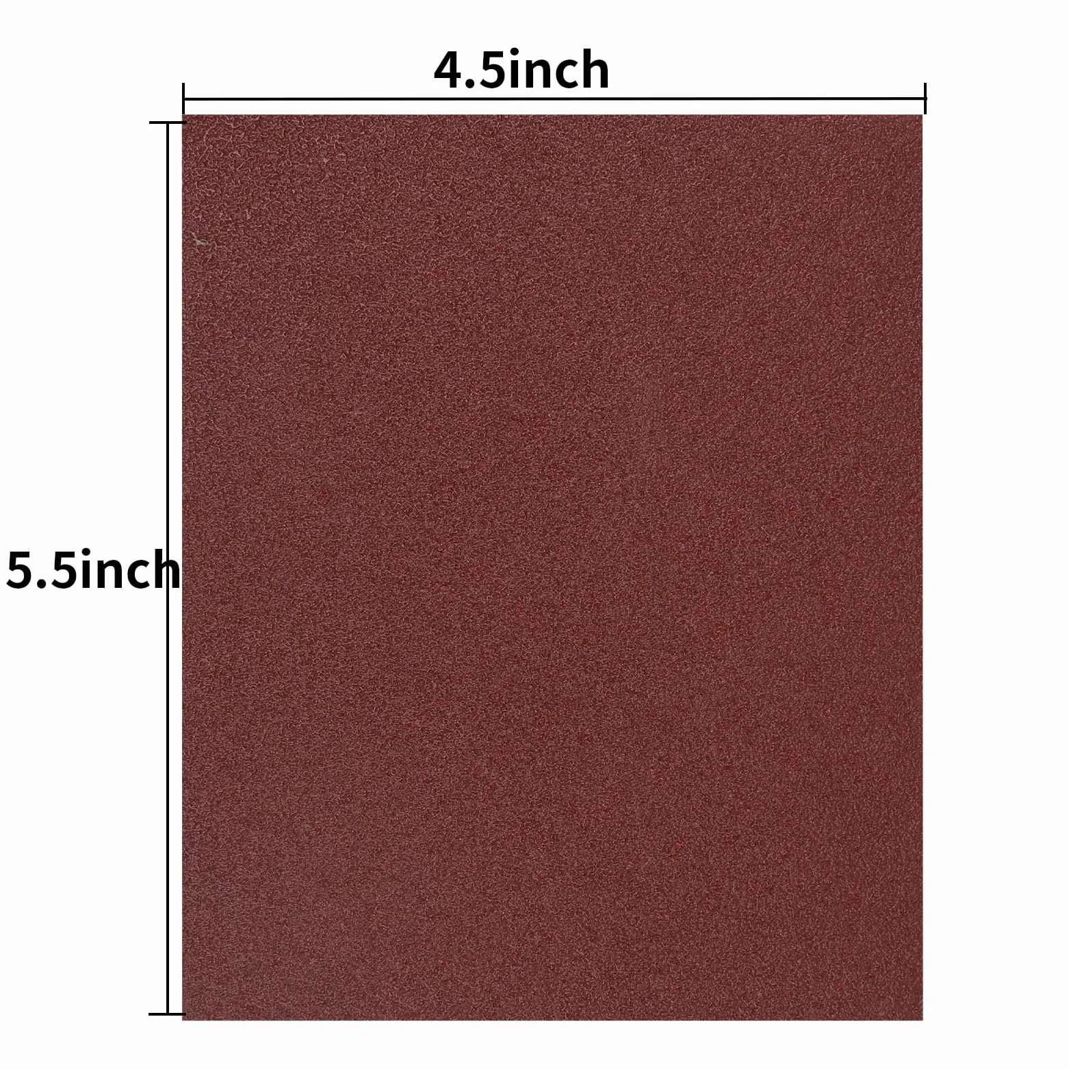 Papel de lija de 1/4 de 5.5 x 4.5 pulgadas, papel de lija de grano 600 para lijadora de palma, 30 hojas de lijado de óxido de aluminio, bloques de lijado a mano para metal, carpintería y pulido (grano