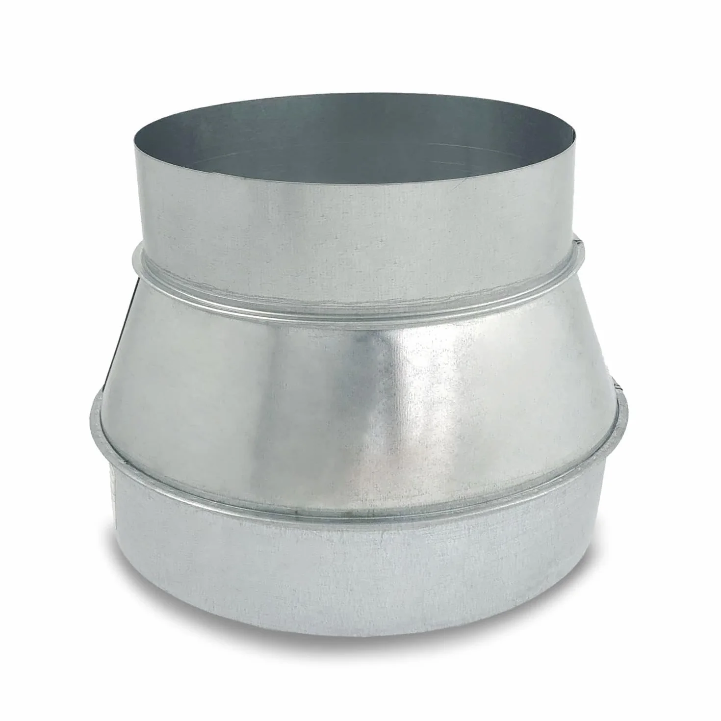 Reducción en Acero Galvanizado - Serie Helicoidal - 300mm - 200mm