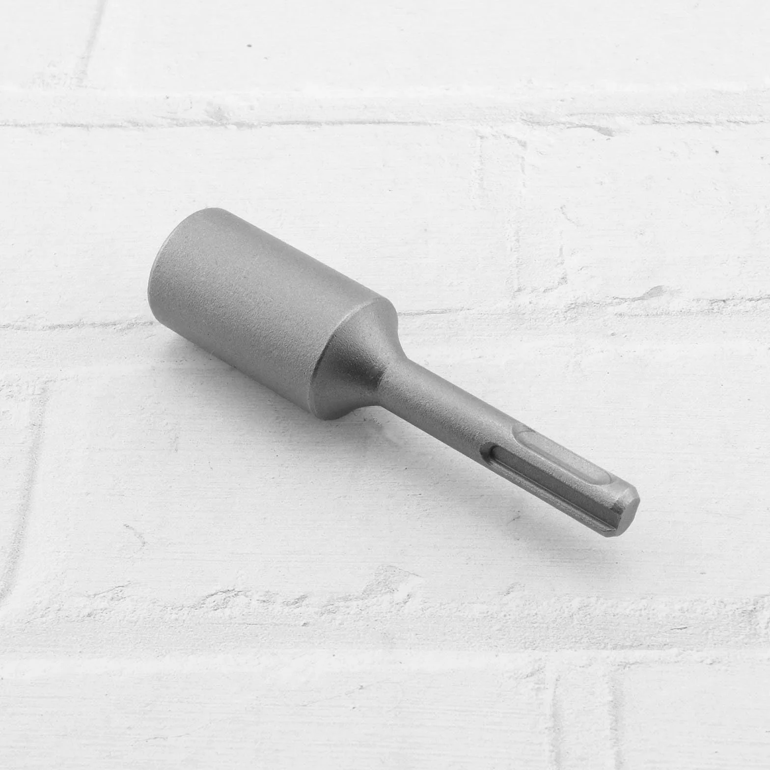 1 unidad 16,5 x 25 x 100 mm SDS Plus - Controlador de clavo de tierra para insertar varillas de tierra profunda SDS Plus martillo prensado, controlador de postes profesional
