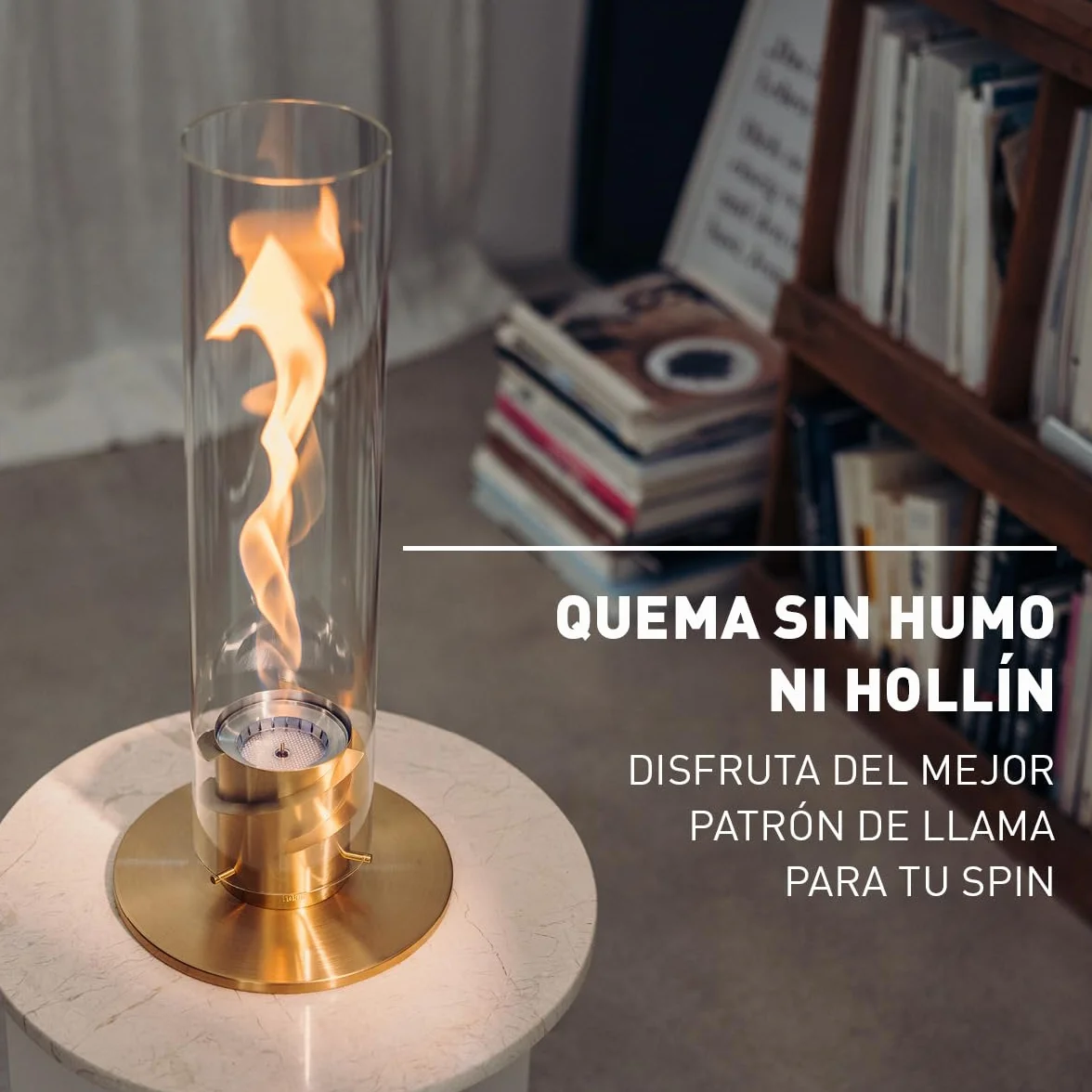 höfats - Bioetanol líquido para Spin 900 | 1200 - etanol sin humo ni hollín - 6 x 1 litro - accesorios para Spin 900 | 1200 y Bio-Burner, la chimenea de mesa para uso interior y exterior