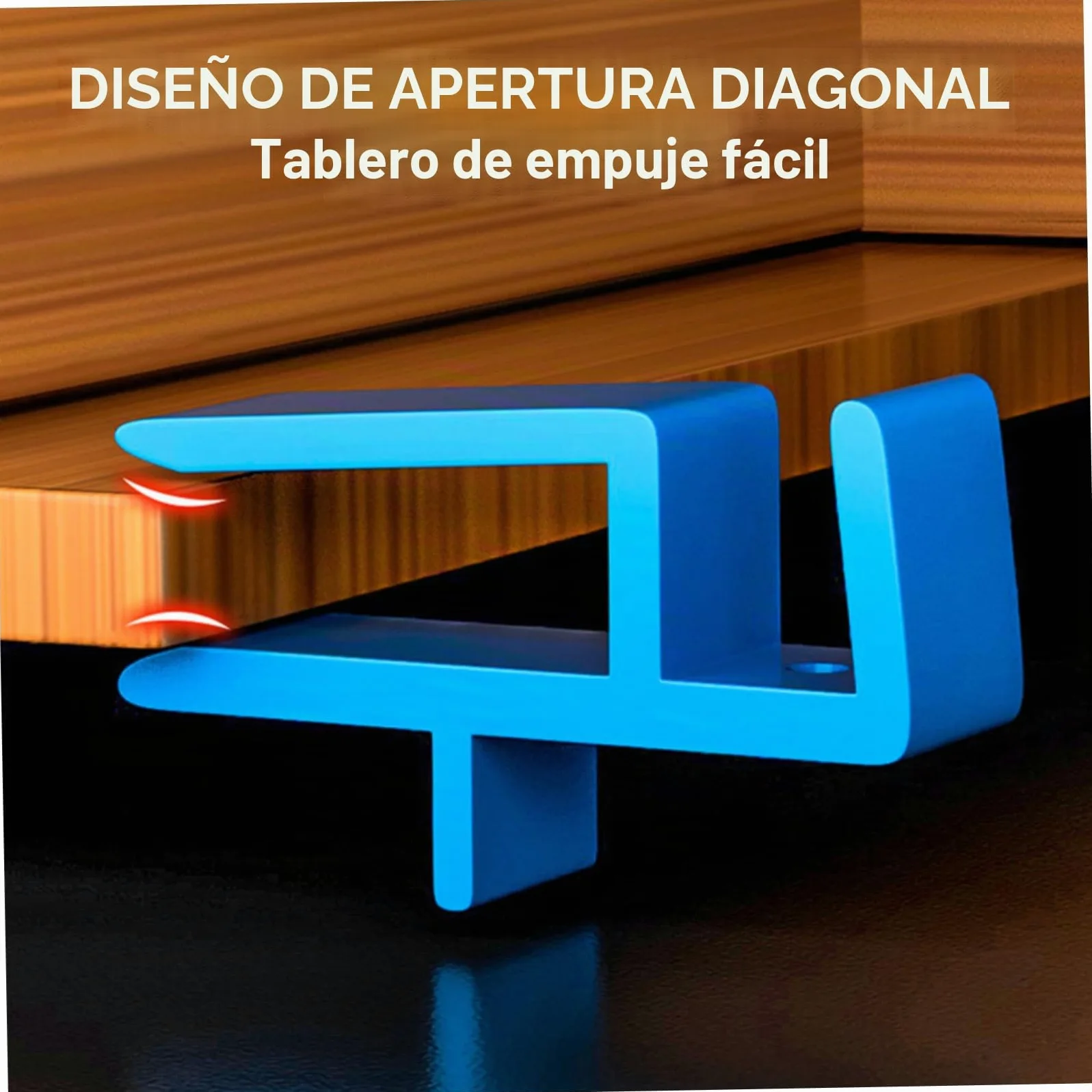 Herramientas de carpintería de 6 PC, juego de herramientas U-Scribe Jig & Scribing, plantilla de montaje en la puerta del gabinete de plástico para carpintería de carpintería, bricolaje y carpin