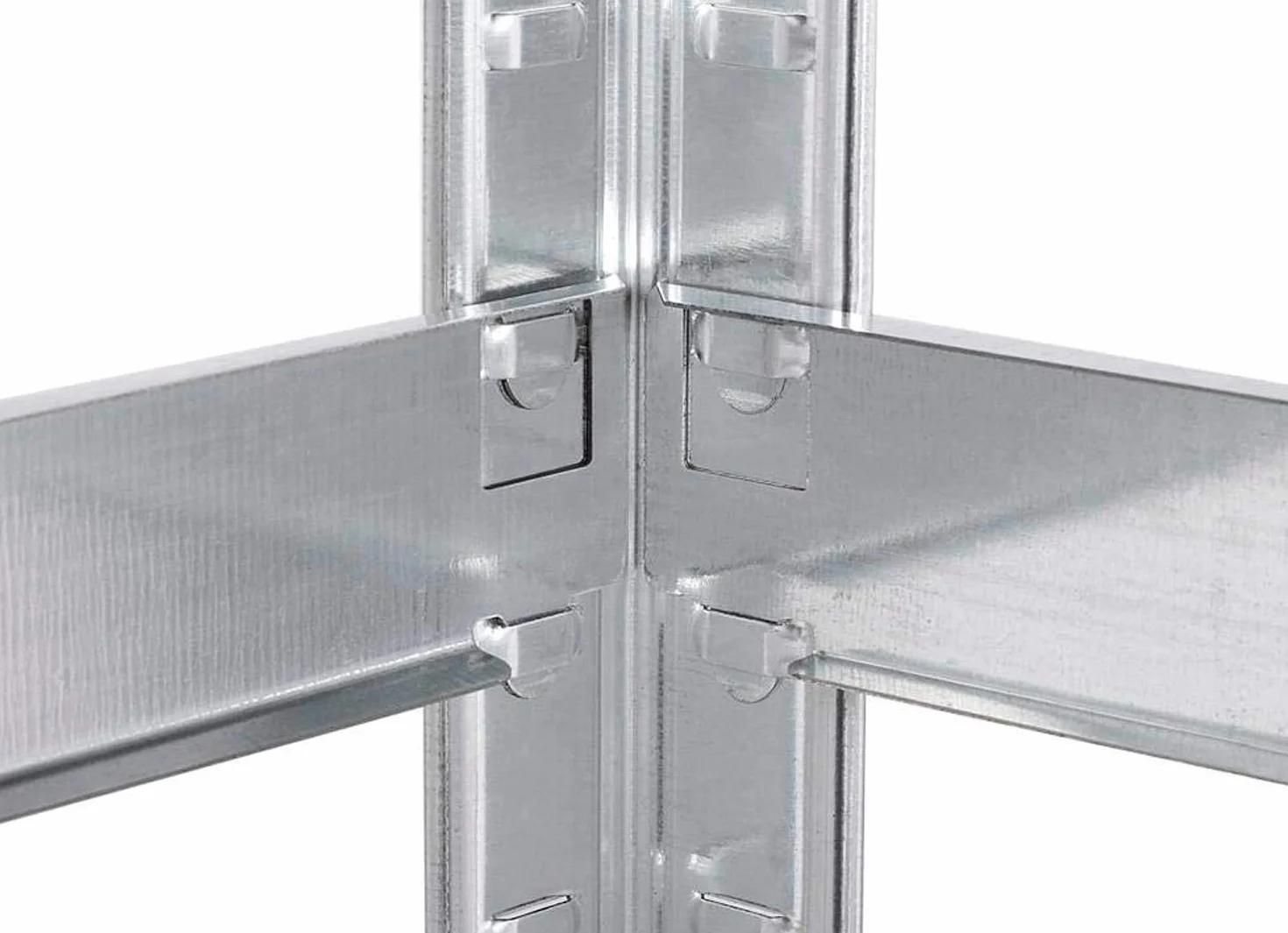 Nyana Home | Estantería Metálica Galvanizada 875kg | 5 Baldas | Medidas 180 x 90 x 40cm | Garaje Oficina Despensa