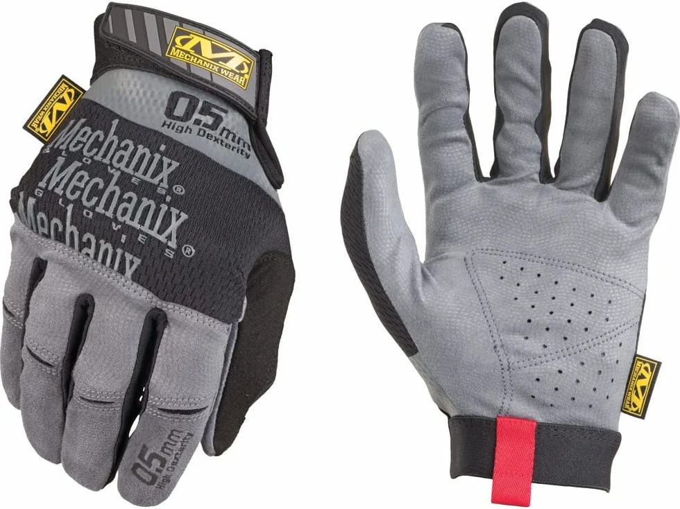Mechanix Wear - Specialty 0.5mm High Dexterity Guantes (Medium, Gris)