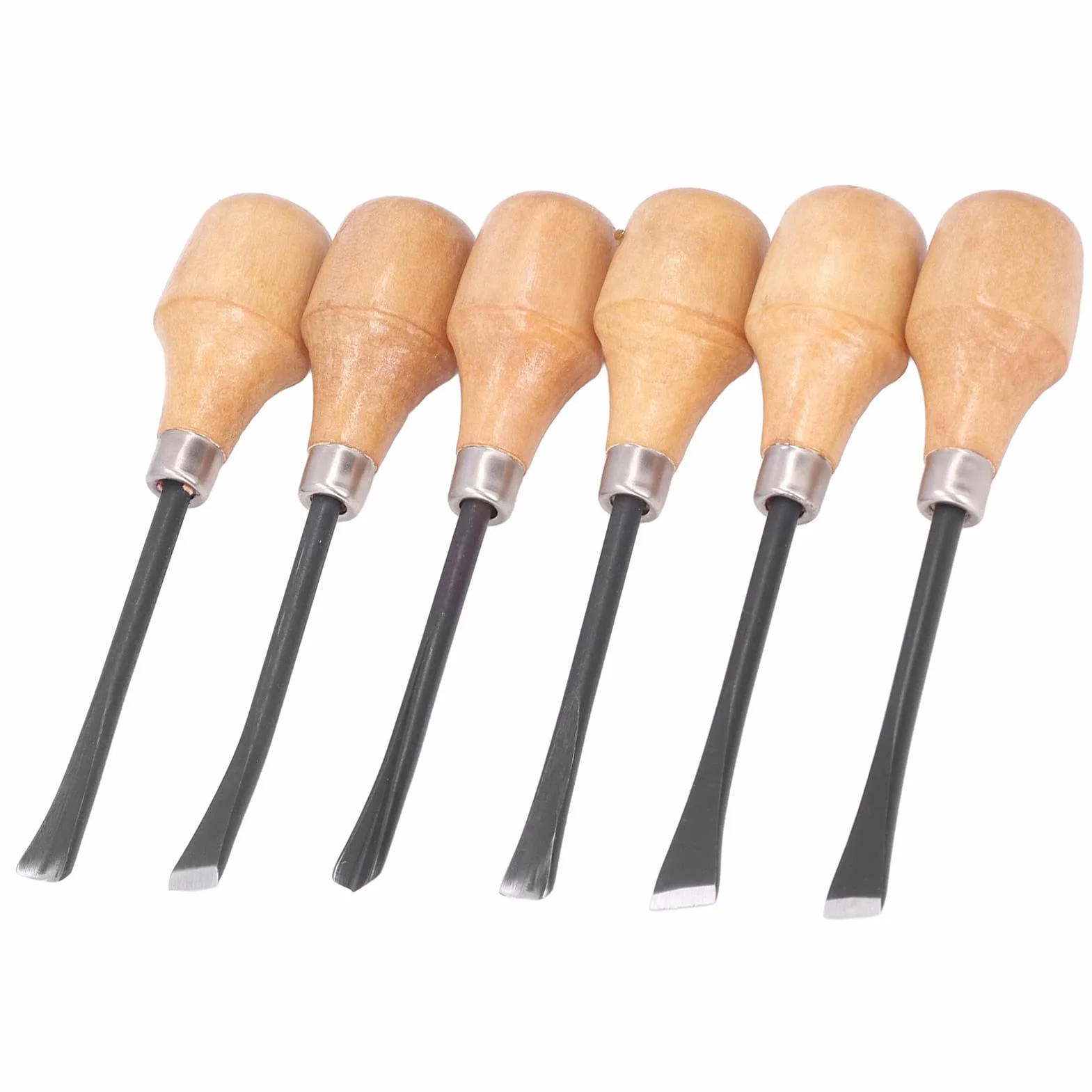 Juego de Cinceles para Tallar Madera, Herramientas Manuales para Escultura, Cuchillo con Mango