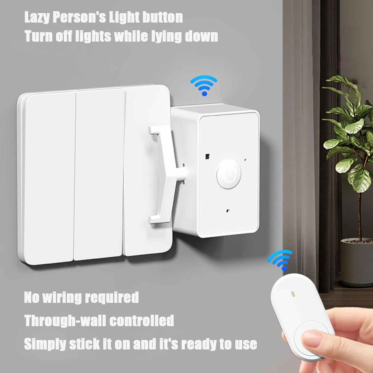 Finger Bot Pulsador Remoto de Botones Dispositivo de Control Automático Sin Cableado para Hogar