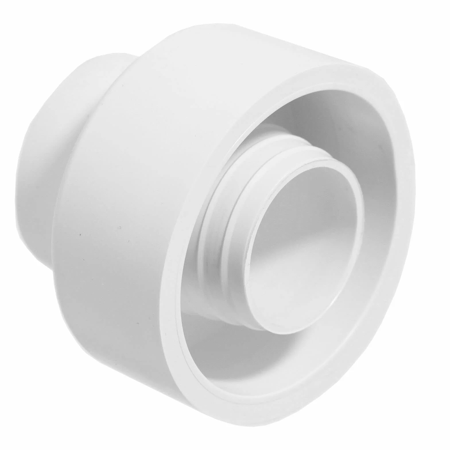 SPARES2GO Cono de descarga exterior para inodoro, sello flexible ajustable para WC
