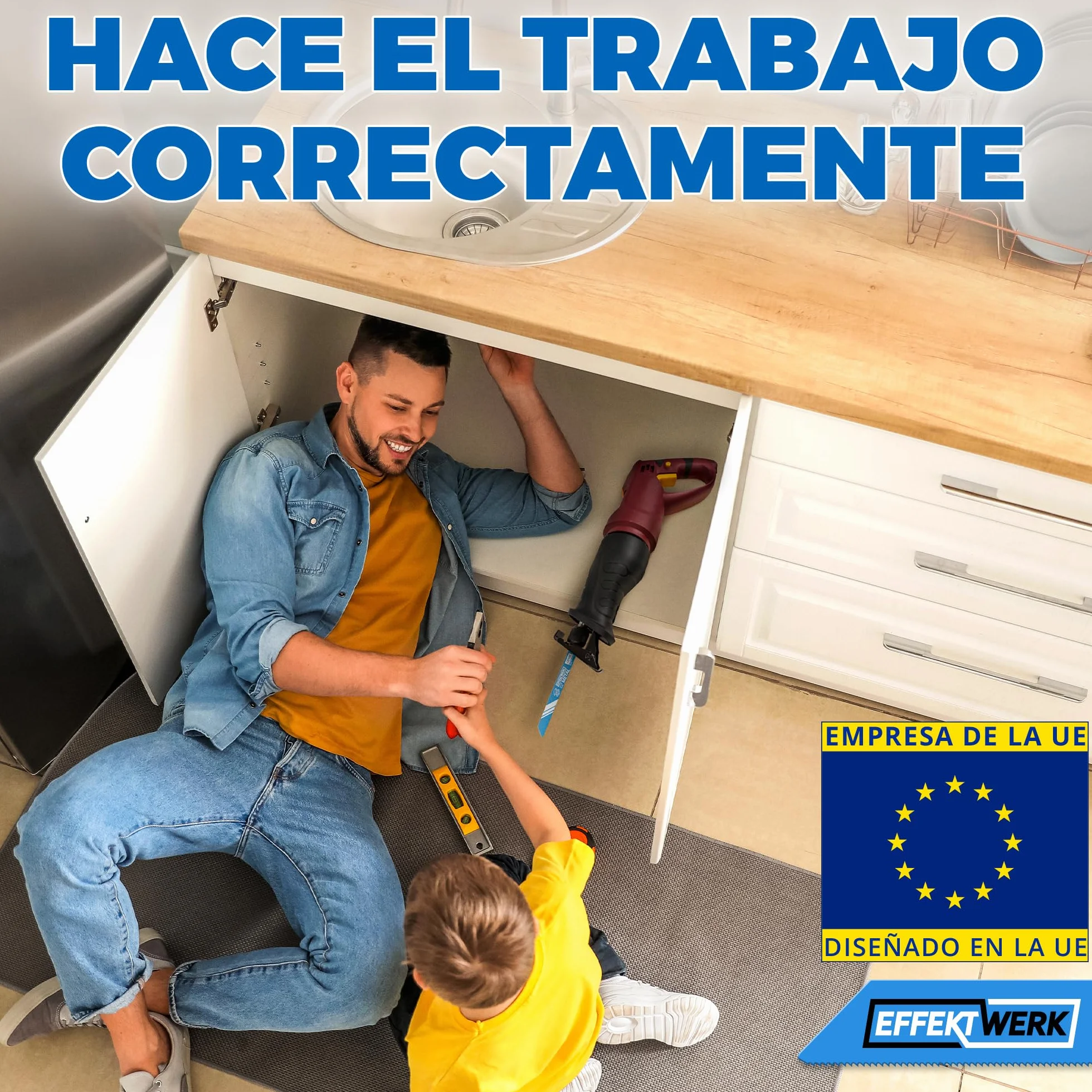 Juego de hojas de sierra recíproca 10 piezas acero HCS para madera, metal y plástico 6-18 TPI