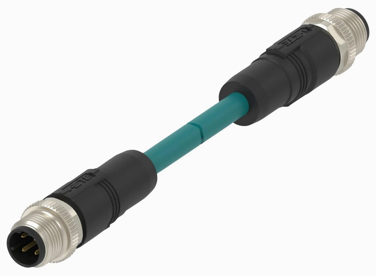 Cable del sensor, 4P M12 enchufe a enchufe, 2M, conjuntos de cable del actuador del sensor, TAD1473A201-020