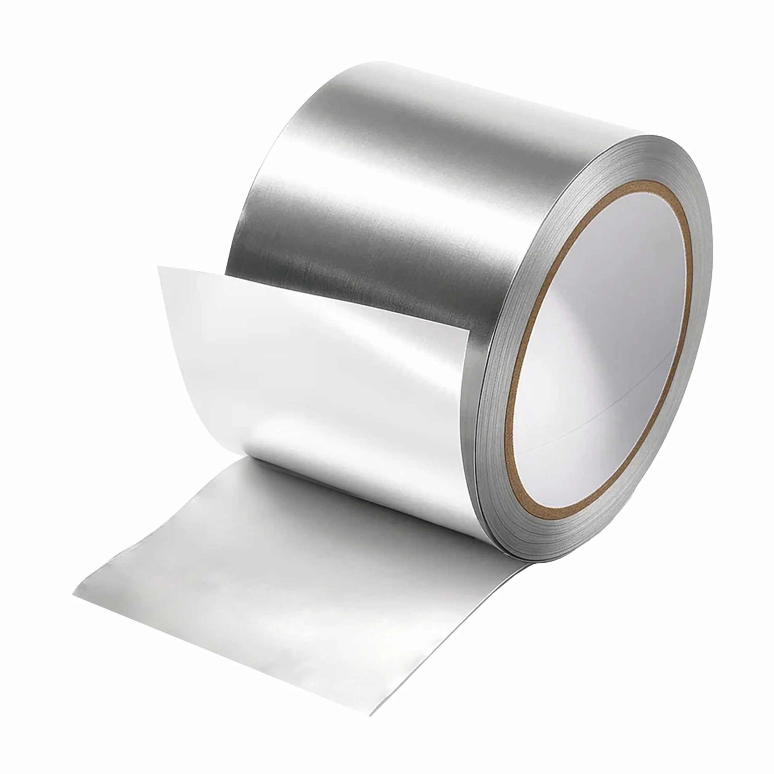 Cinta Adhesiva de Aluminio Resistente al Calor y al Frío, Impermeable y Duradera, Ideal para Reparaciones y Aislamiento Térmico en HVAC, Automóviles y Hogar, 50 mm x 10 m