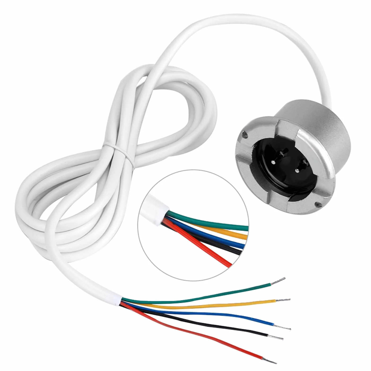 Sxhlseller Sensor de Alarma de Fuga de Agua con Cable para Salas de Máquinas, Detector de Inundación de 12 V CC con Aislamiento Fotoeléctrico y Salida de relé para Salas de Computadoras de Precisión