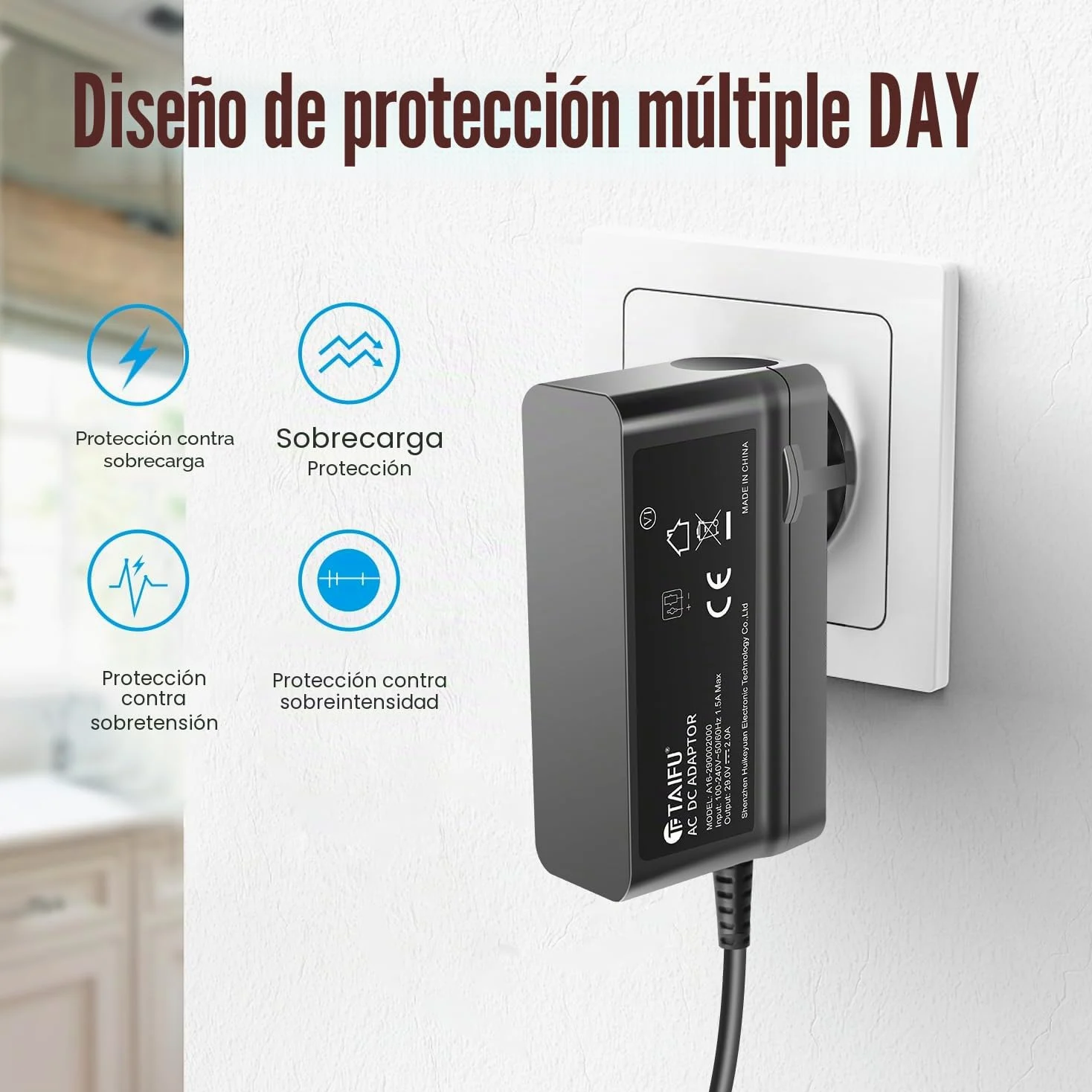 Transformador Reclinable Eléctrico, TAIFU Adaptador de Corriente de 29V 2A CA/CC de Silla Elevadora OKIN Limoss MC115 MC110 MC125 MC120 SP2-B SP2-A Sofá Reclinable Eléctrico Fuente de Alimentación