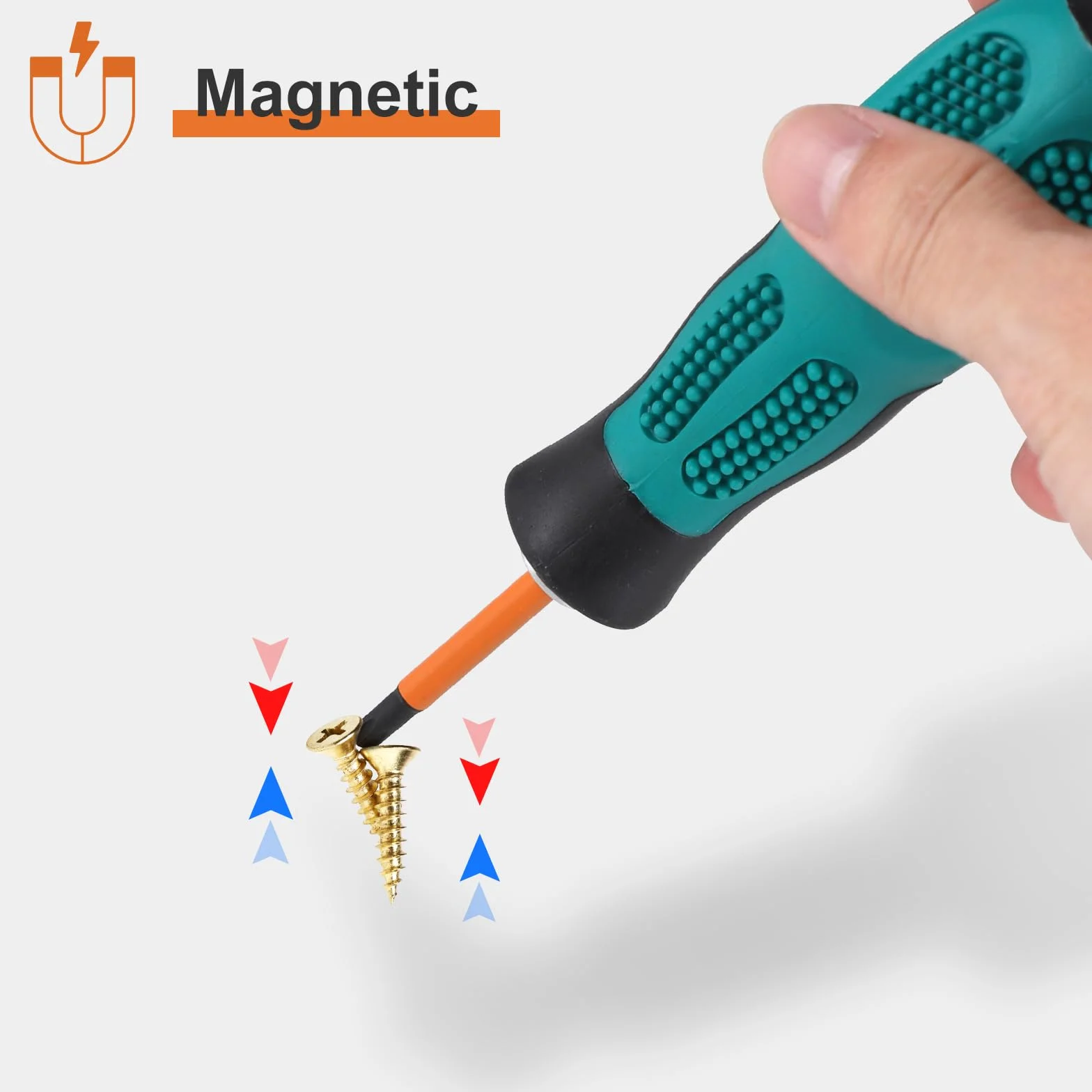 EFUTURETIME Juego de Destornilladores Torx 100mm, T5 T6 T7 T8 T9 T10 T15 T20 T25 T27 T30 T35 T40, 13pcs Destornilladores Torx Largos Magnético con Atornillador Manual, Acero S2