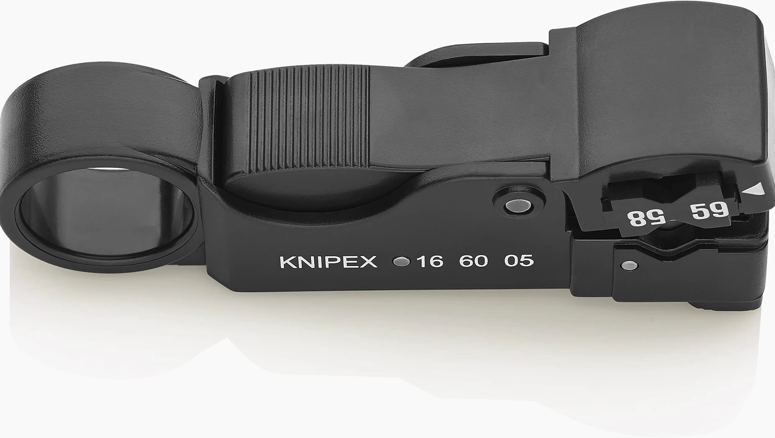 KNIPEX Pelacables para cables coaxiales en blister 105 mm, 16 60 05 SB