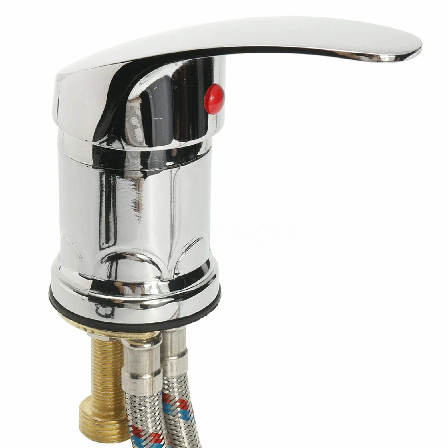 Kit de grifo de cuenco de champú de salón, piezas de cuenco de champú de ducha, juego de grifo de agua duradero para salón, spa, mezclador caliente y frío para champú, cama o unidad de retrolavado