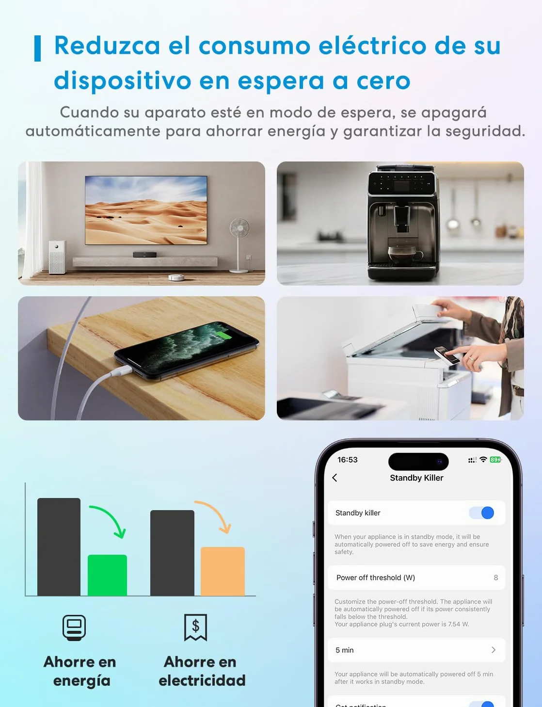 Meross Enchufe Inteligente Matter con Consumo de Energía, 16A Enchufe Inteligente Mide Producción de Paneles Solares Fotovoltaicos, Soporte para Apple Home, y Google Home, Control Remoto y Voz, 2PC