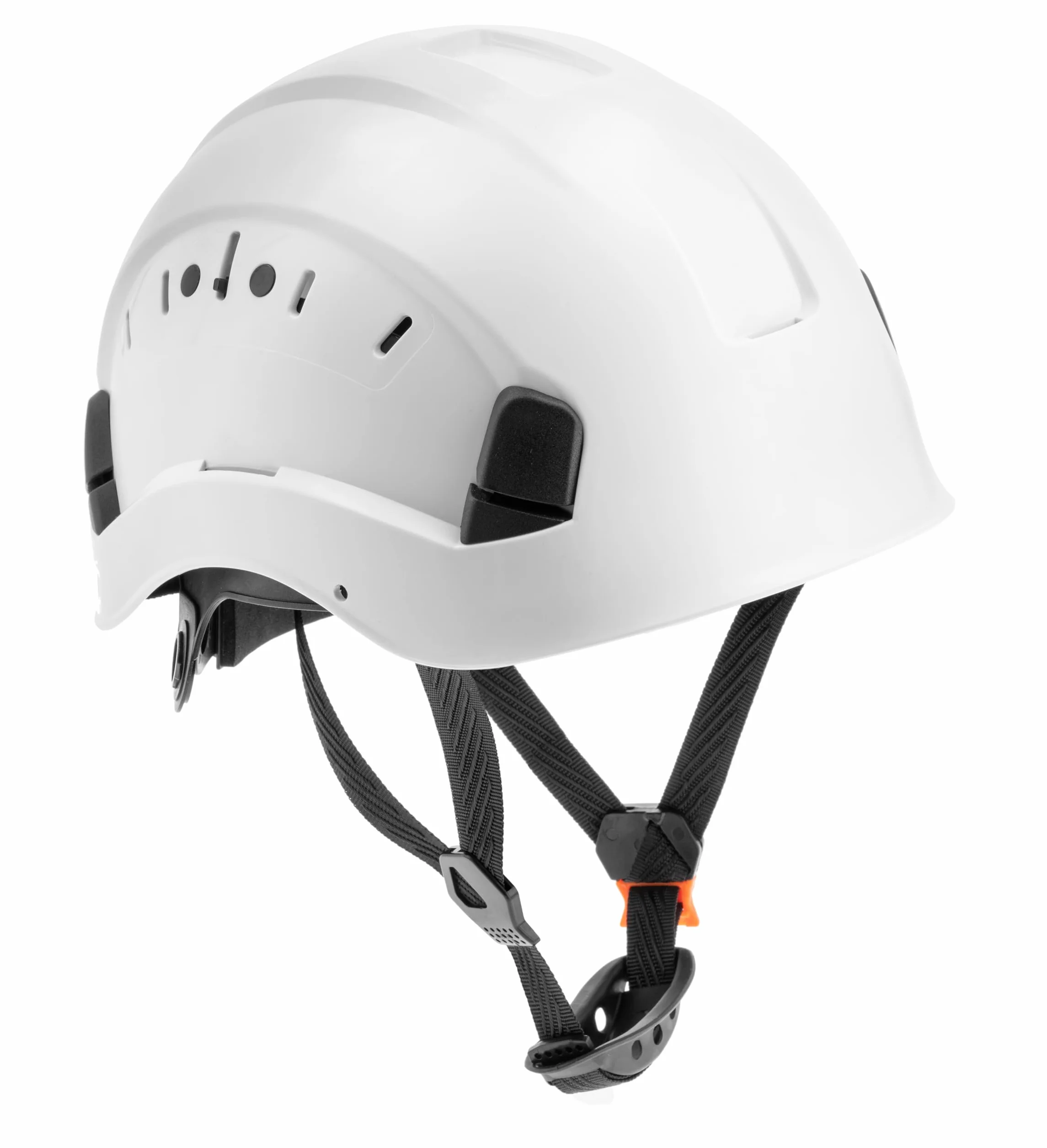 HÖGERT TECHNIK Casco de Seguridad Diemel Blanco de Trabajo ABS EN 397 Ajustable con Sistema de trinquete, ventilación, Correa para la Barbilla, Casco de Seguridad