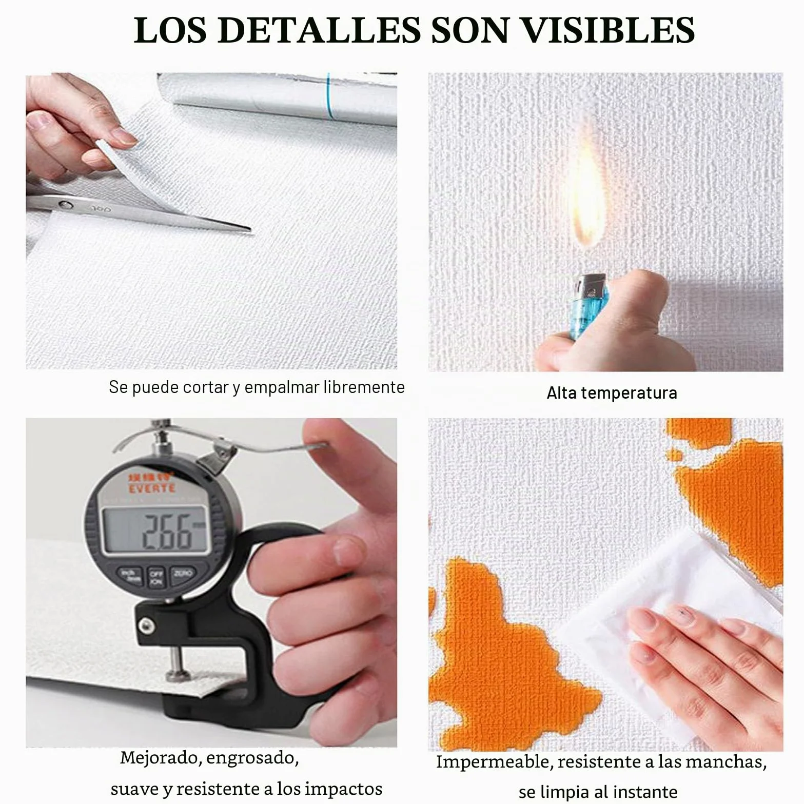 Genérico Papel Pintado Aislante Autoadhesivo De 9 Mm De Grosor,Papel Pintado Aislante para Paredes Interiores,Impermeable Resistente a La Humedad,Protección Decoración De Paredes,Amarillo,50x280cm