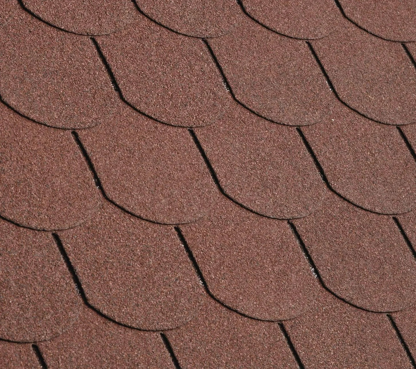 Gartenpirat Tejas bituminosas Planas Rojas 1 m² Tejas para casetas de jardín, cobertizos, cenadores y aparcamientos Cubiertos