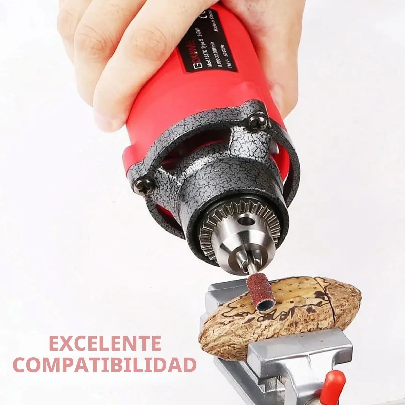 248 Piezas Bandas de Lijado, 80#120# 180# Grano, Juego con 246 Bandas y 2 Mandriles, Compatible con Dremel,Tambores de Lijado para Taladro y Herramientas Rotativas en Madera y Manualidades