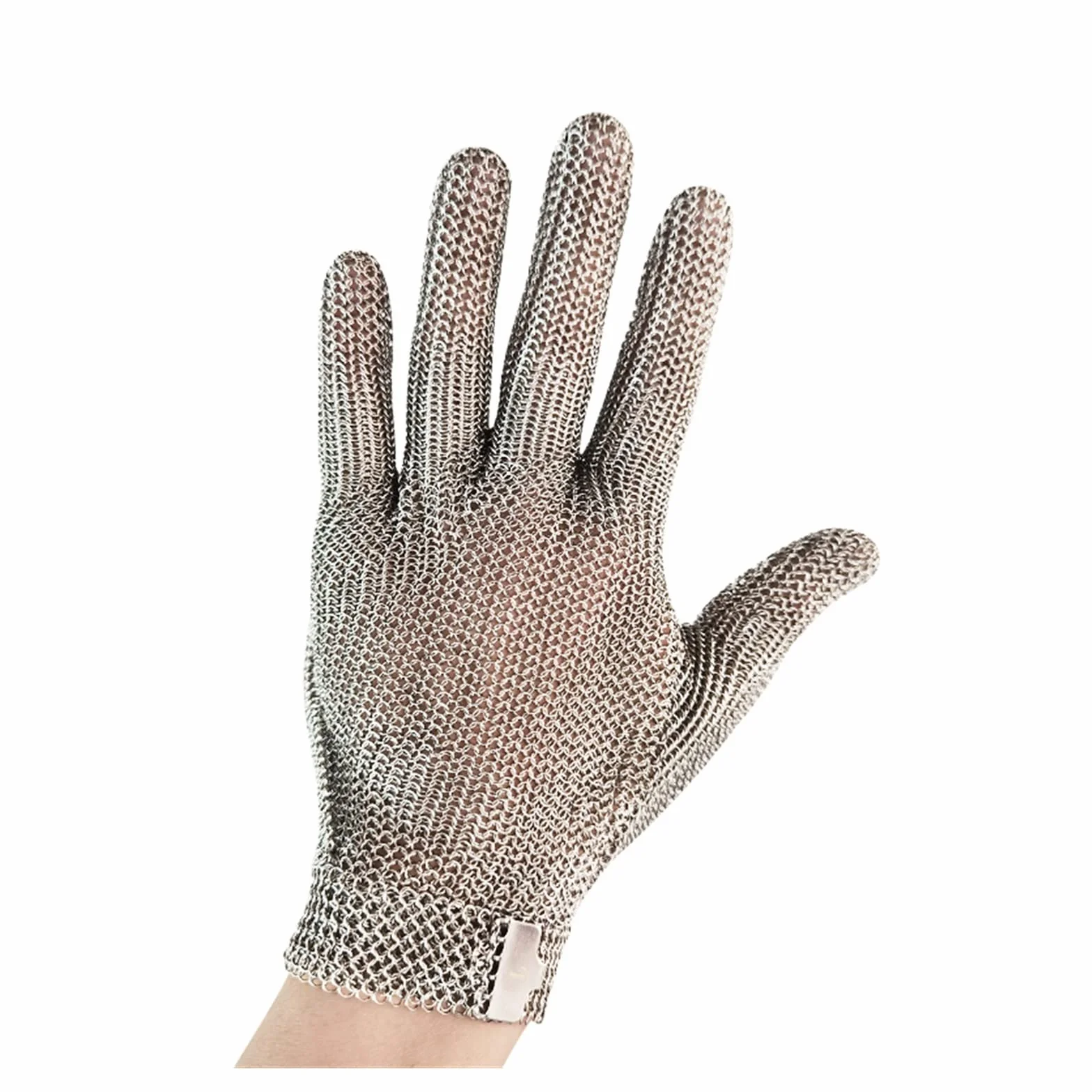 Guantes Anticorte, Anillo de acero inoxidable Guantes de malla Anti corte Cuchillo resistente Cota de malla Correa de acero Guante de carnicero de cocina Aplicar for tallado de madera, carpintería y t