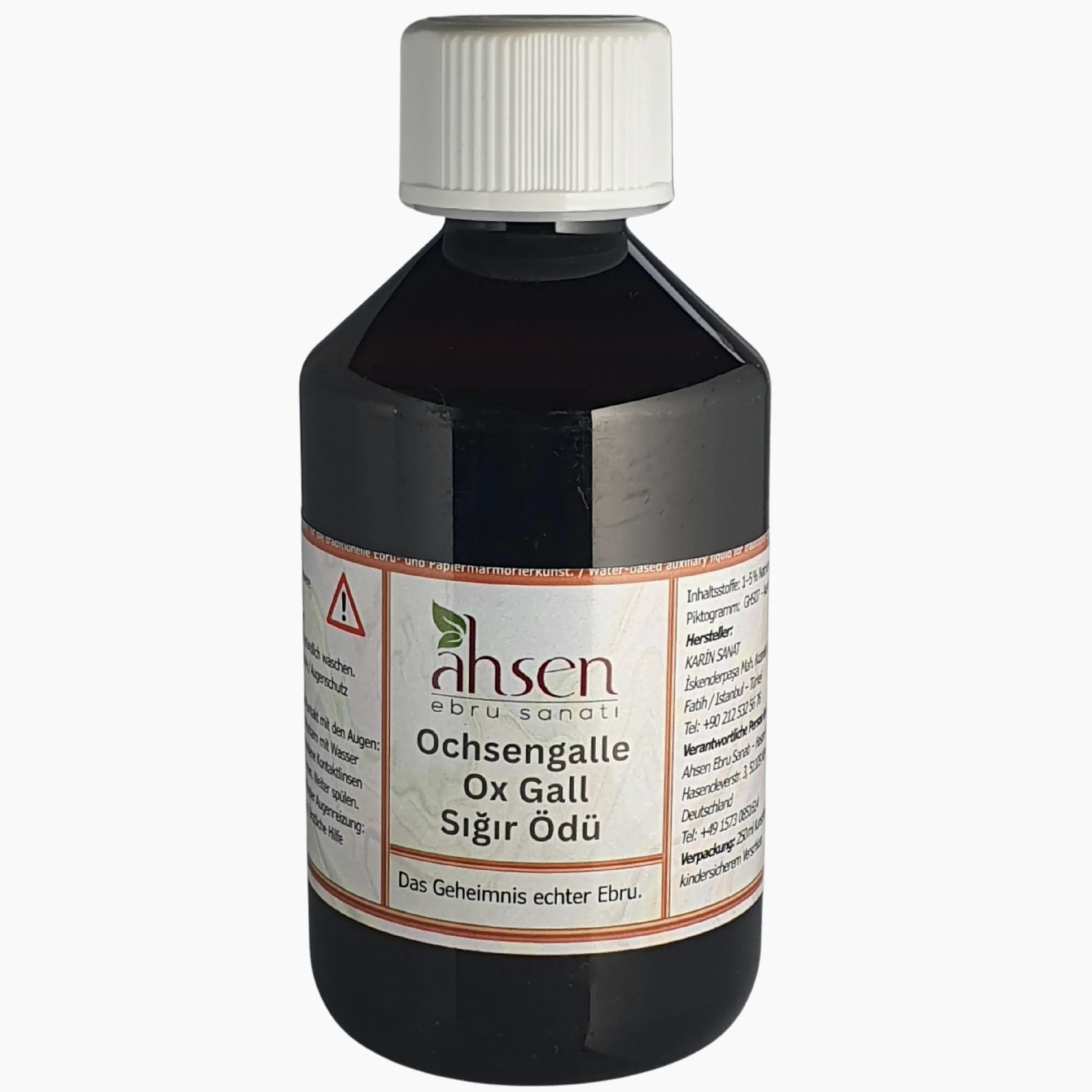 Sigir edu bilis de buey 250 ml, ox bil, bile de boeuf, hasta di bue, bilis de buey