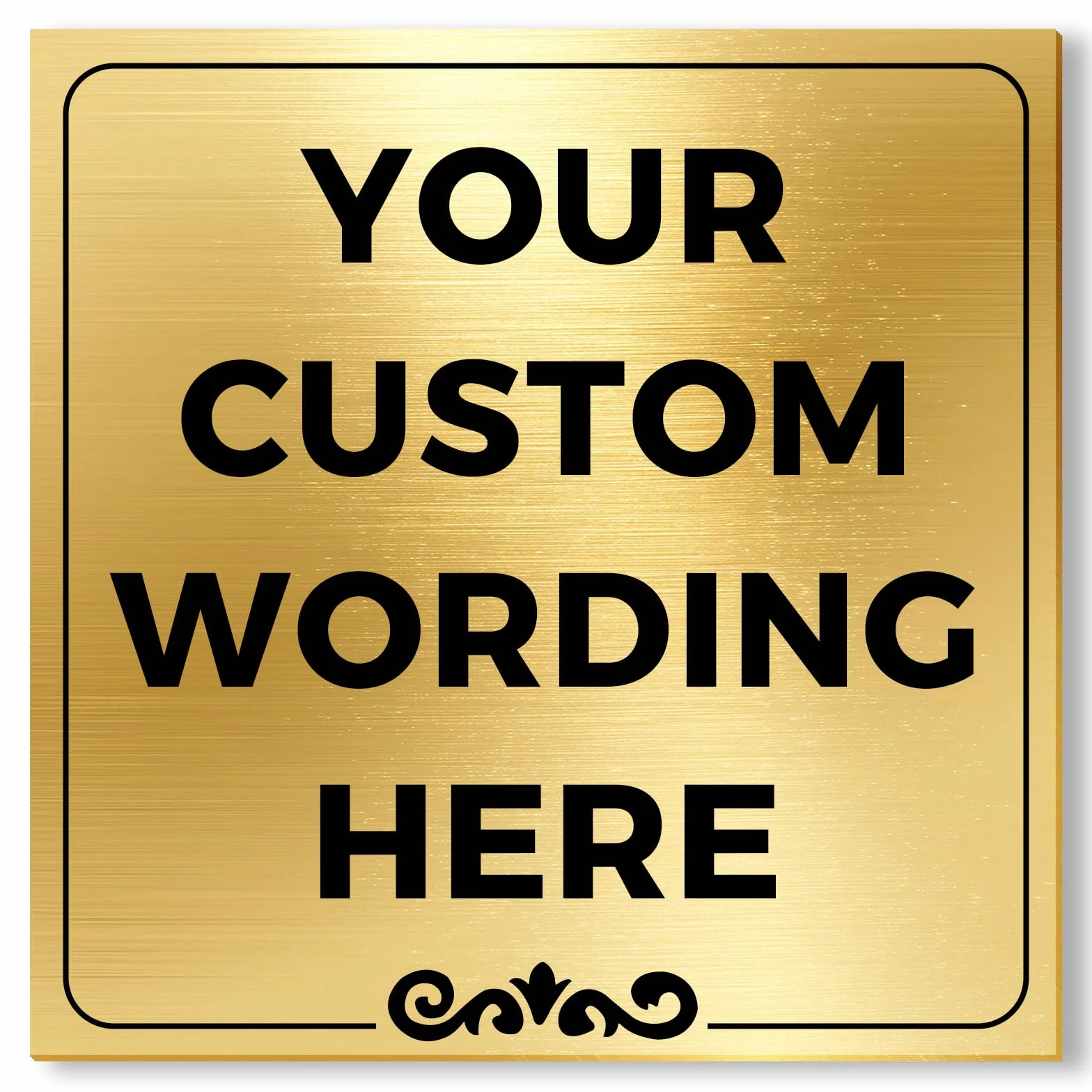 Letrero de metal personalizado para exteriores, placa de puerta grabada personalizada, placa de nombre personalizada para oficina y hogar, regalo personalizado único, placa de metal personalizable