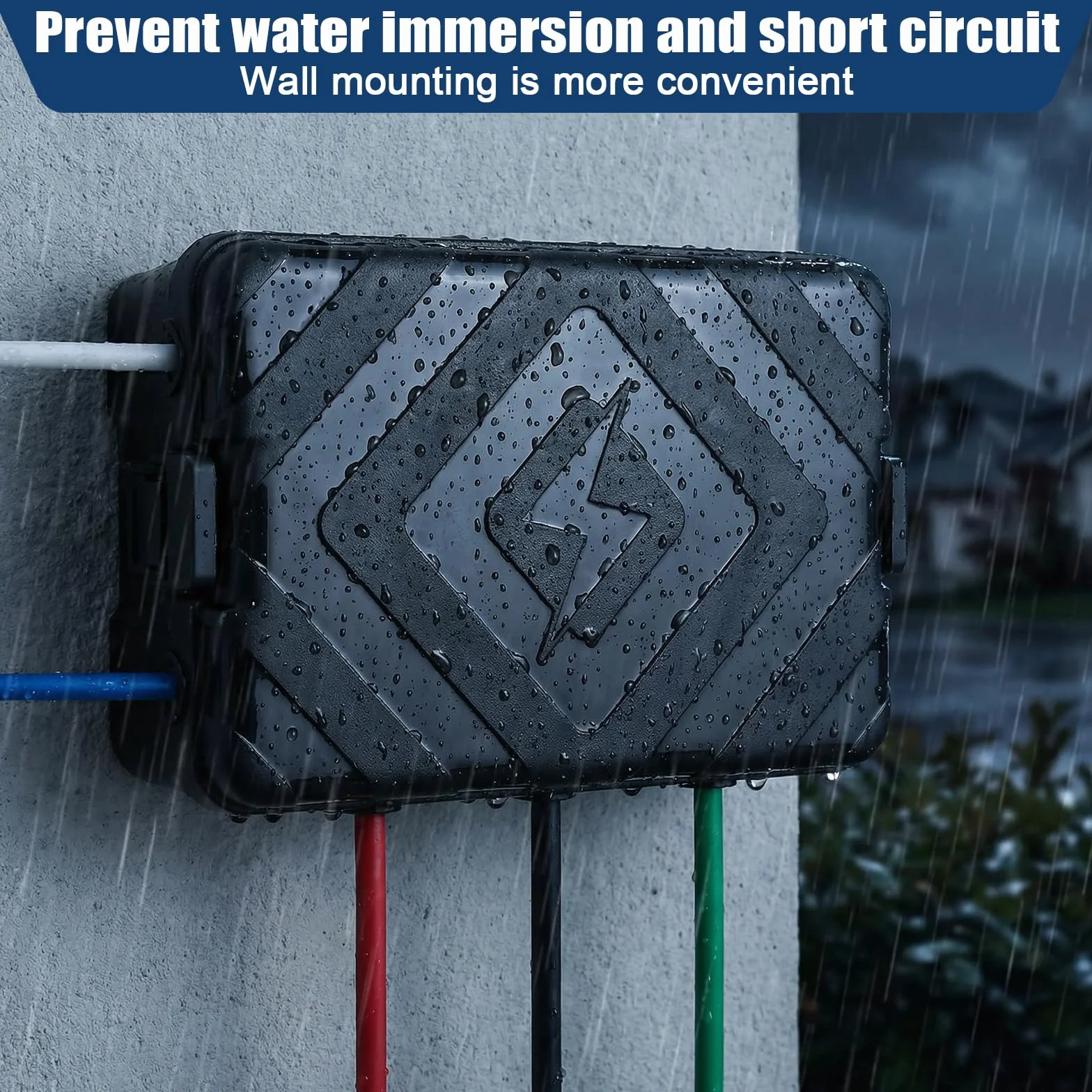 Caja Eléctrica Grande para Exteriores, Caja Eléctrica Impermeable IP54 Resistente al Agua, Accesorios para Electricidad, para Proteger Regletas, Enchufes 32x21x13cm