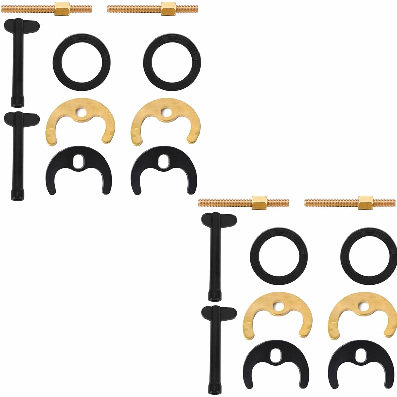 20 piezas de accesorios de reparación de grifo, llave M10 monobloc, kit de fijación de grifo monobloc, soporte de cocina, piezas de reparación de fregadero para cocina, baño, lavabo
