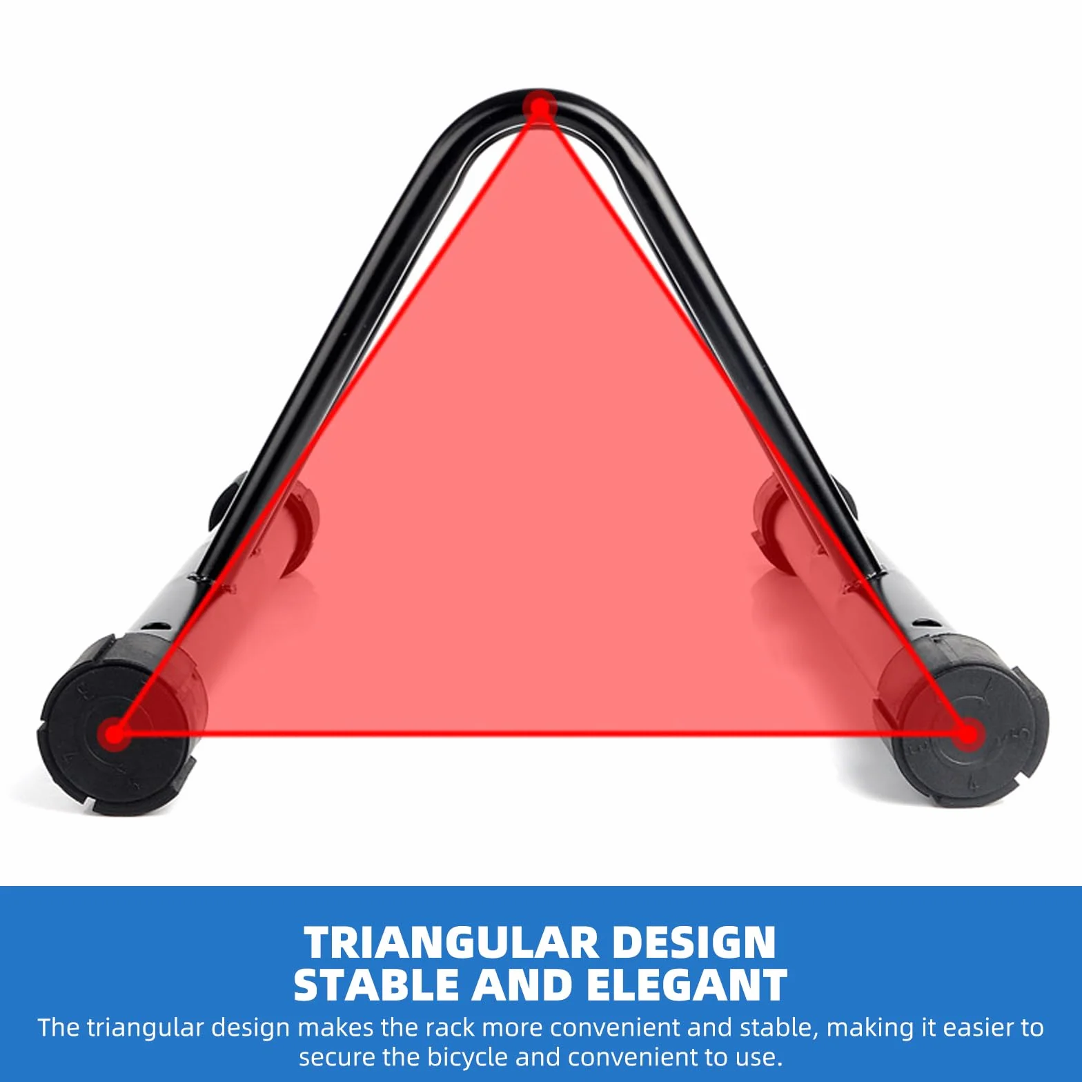 ENGWE MTB Soporte de metal para bicicletas al aire libre, estante de almacenamiento de bicicletas para garaje