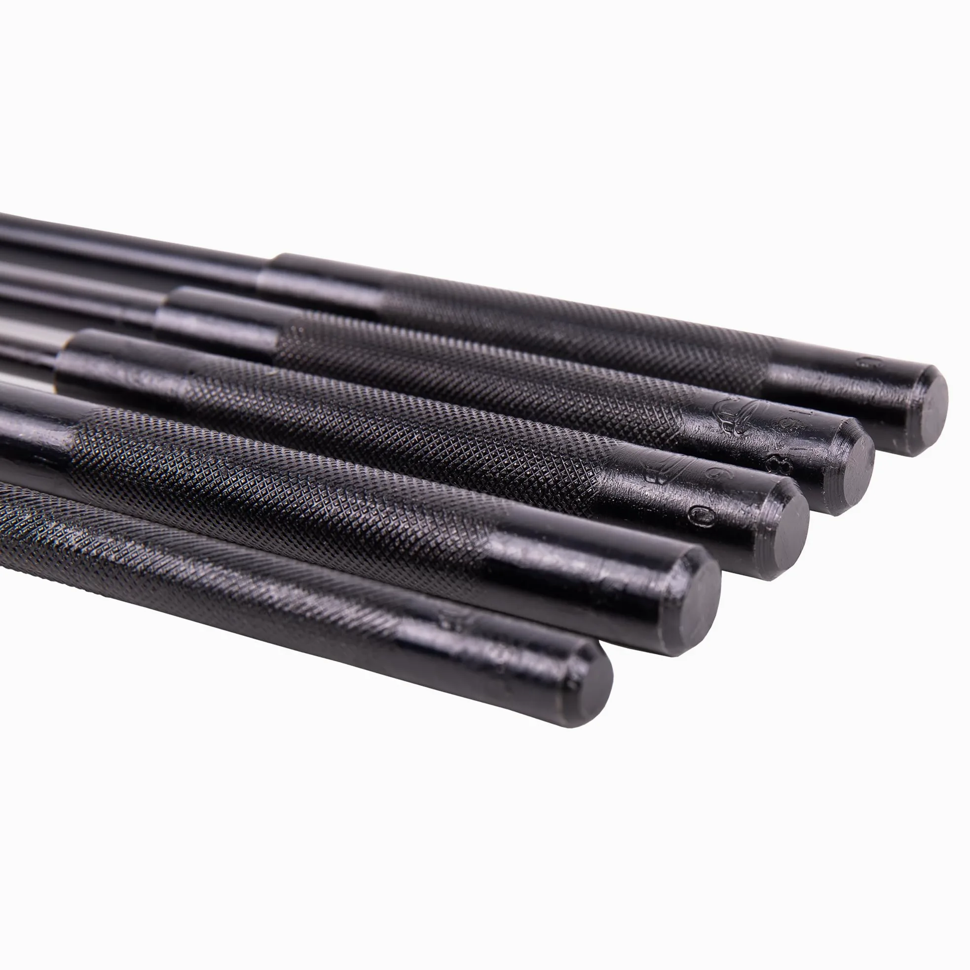 Cofan Juego de 5 Botadores Cilíndricos Largos | Diámetros 3-10 mm | De Acero Cromo Vanadio Endurecido de Alta Resistencia | Herramientas Profesionales para Mecánica, Industria y Bricolaje