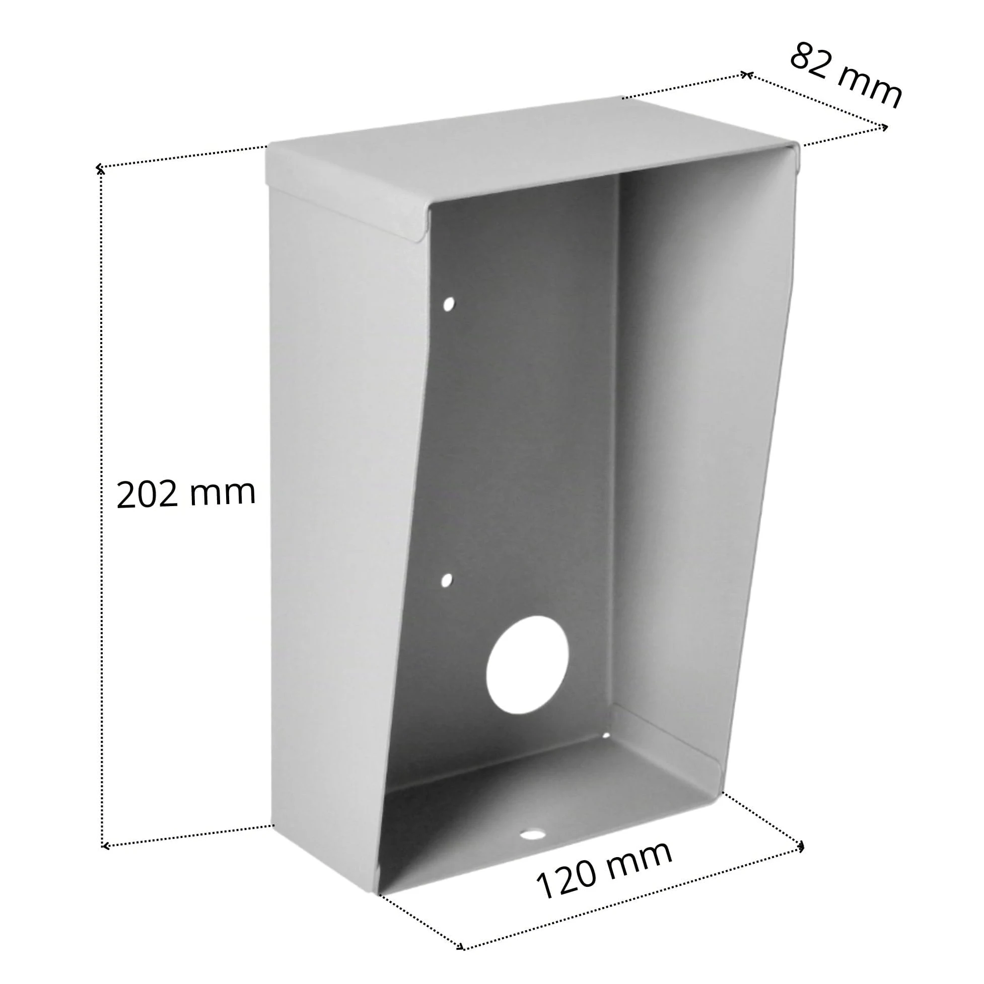 ORNO FOSSA Funda Protectora para Intercomunicadores FOSSA de Superficie Gris