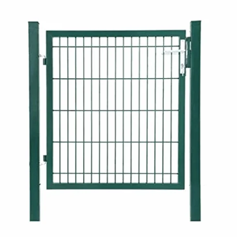 Puerta de malla de jardín,verja Acero galvanizado Puerta de jardín de 106 x 100 cm