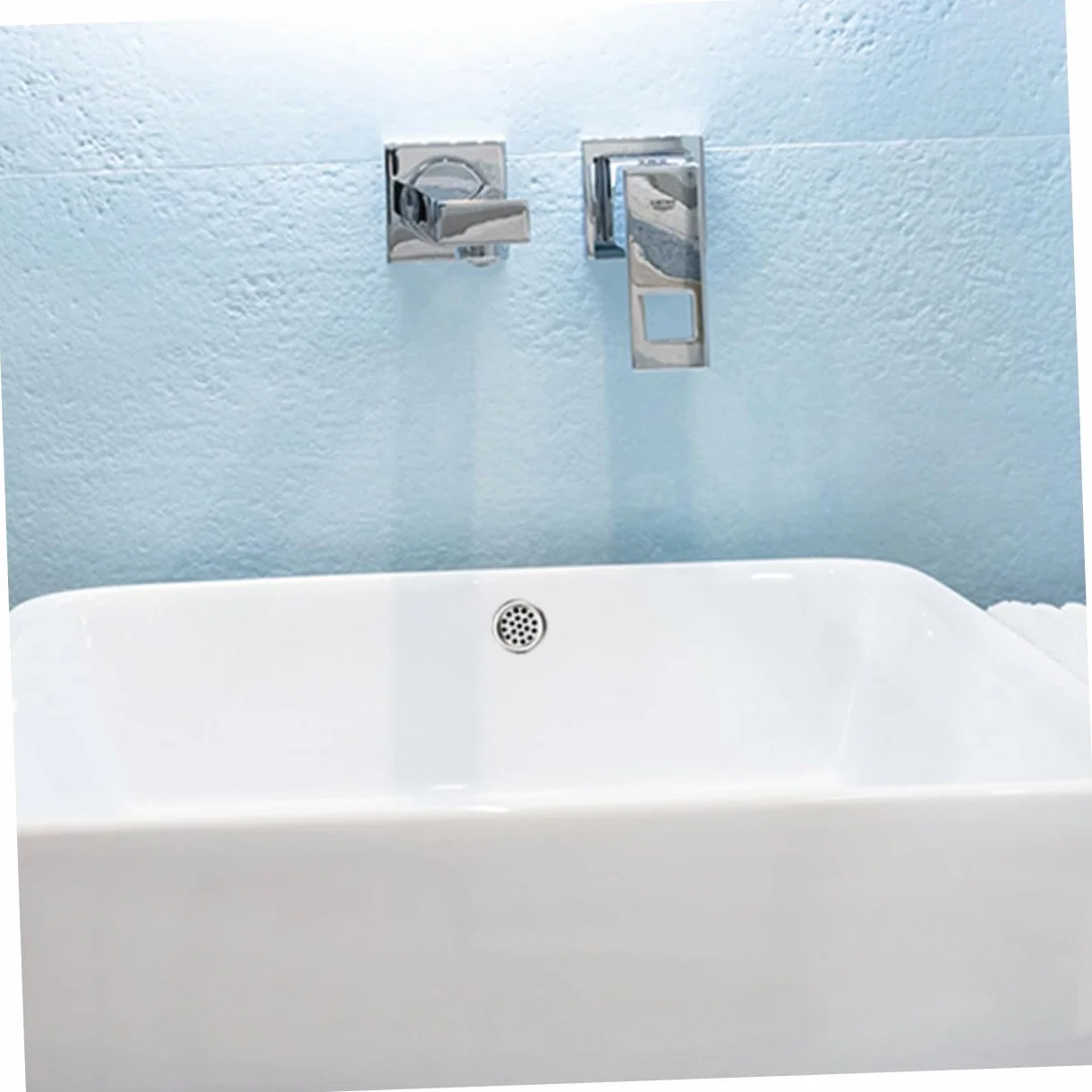 Tapa de Desbordamiento Redonda para Lavabo de Baño, 10 Piezas de Plástico Portátil Que Previenen la Fuga de Agua Diseño Elegante y Acabado Limpio