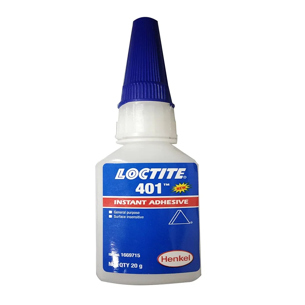 LOCTITE 401 Super Glue Adhesivo instantáneo 20 g de metal, goma, cerámica, cuero