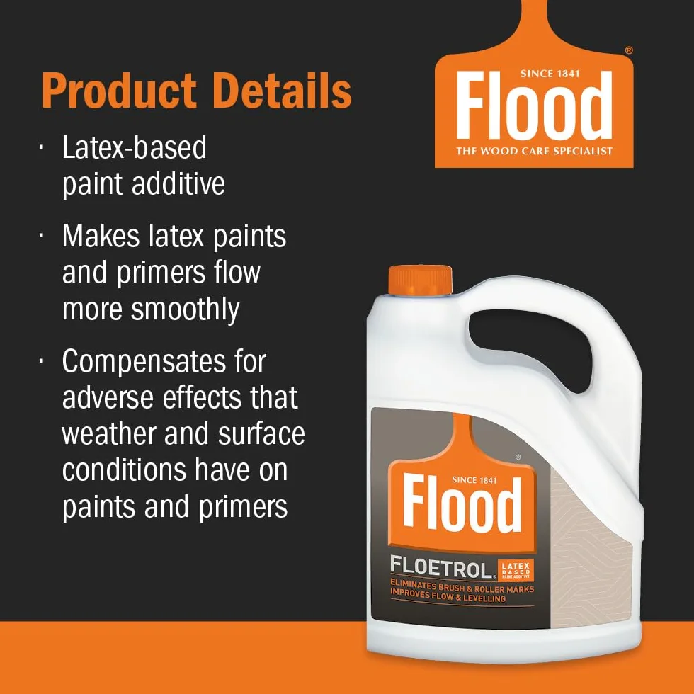 Flood FLD6 - Acondicionador de pintura de látex, 1 galón