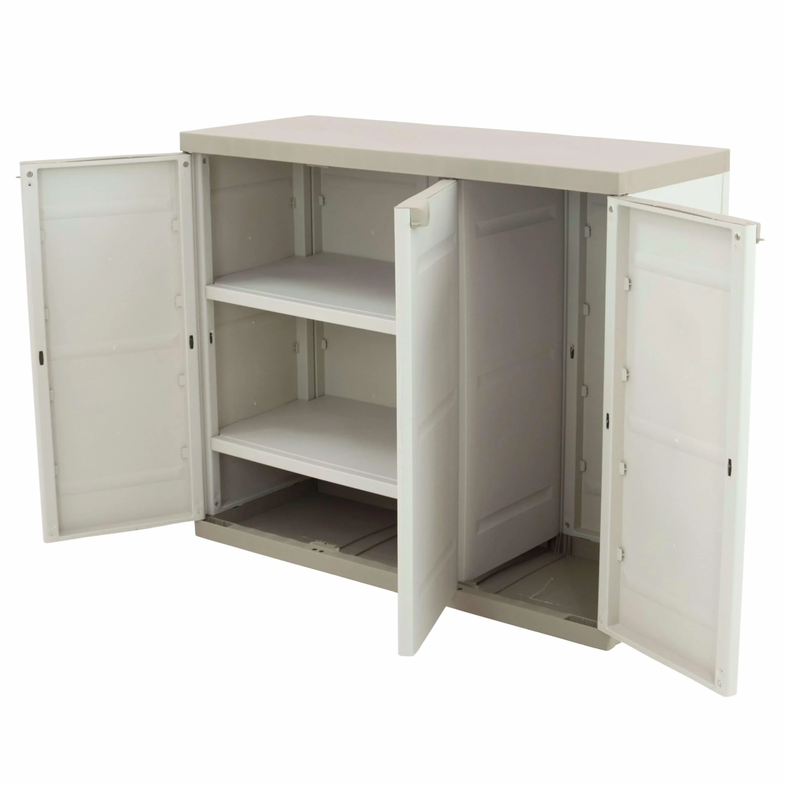Plastiken Titanium Armarios Beige 105x44x88 cm