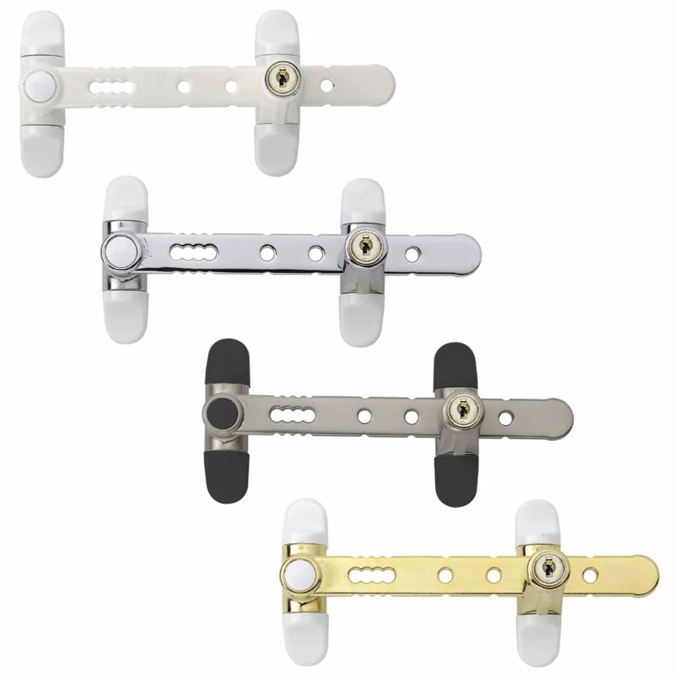 Socona l6 C – Cierre con llaves para ventanas, color blanco