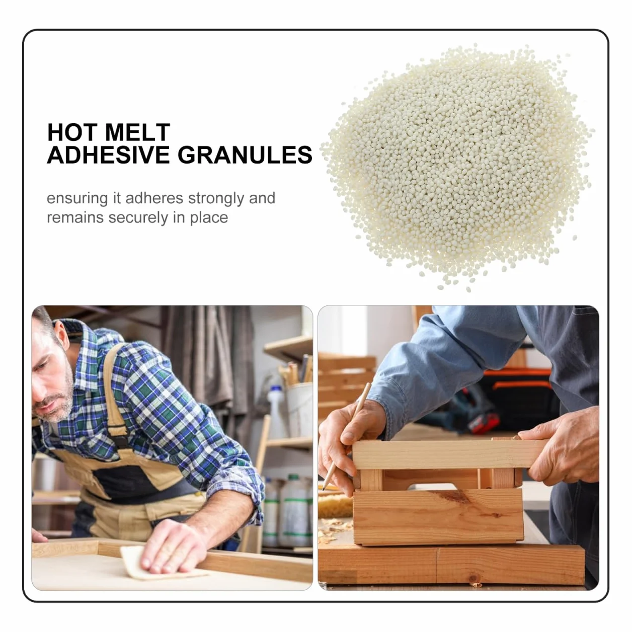 Zerodeko 1000G Bolitas De Pegamento Termofusible Para Encoladora De Cantos Adhesivo Fuerte Para Muebles Manualidades Y Canteado De Madera Pellets De Pegamento Para Máquina De Bandas De Borde