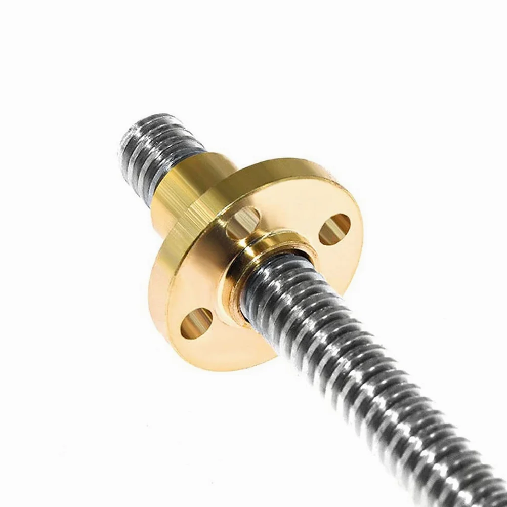 Varilla de tornillo avance T8 OD 8 mm Paso 2 Plomo con(1000mm)