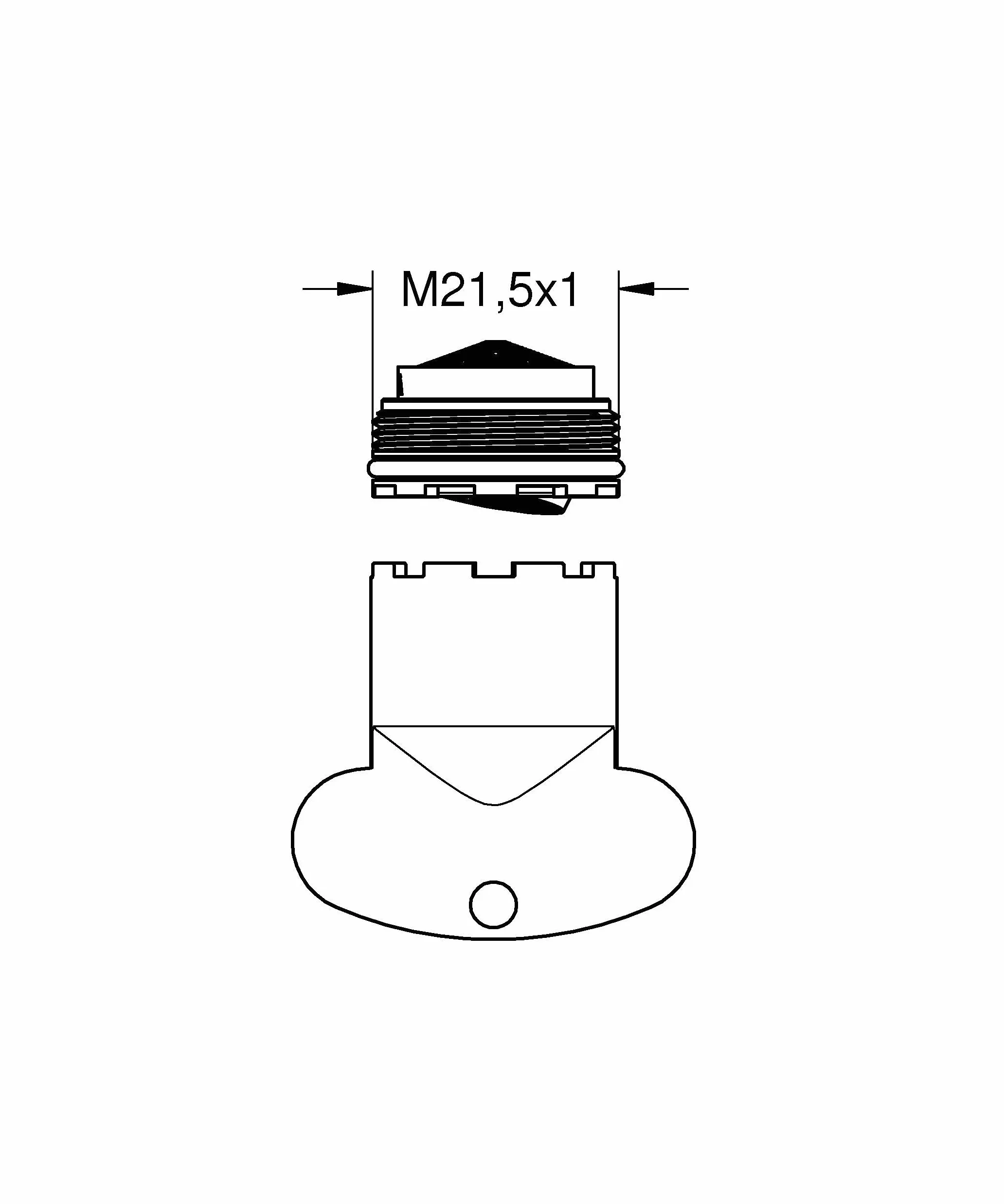 GROHE Mousseur Essence M21,5x1 48271000