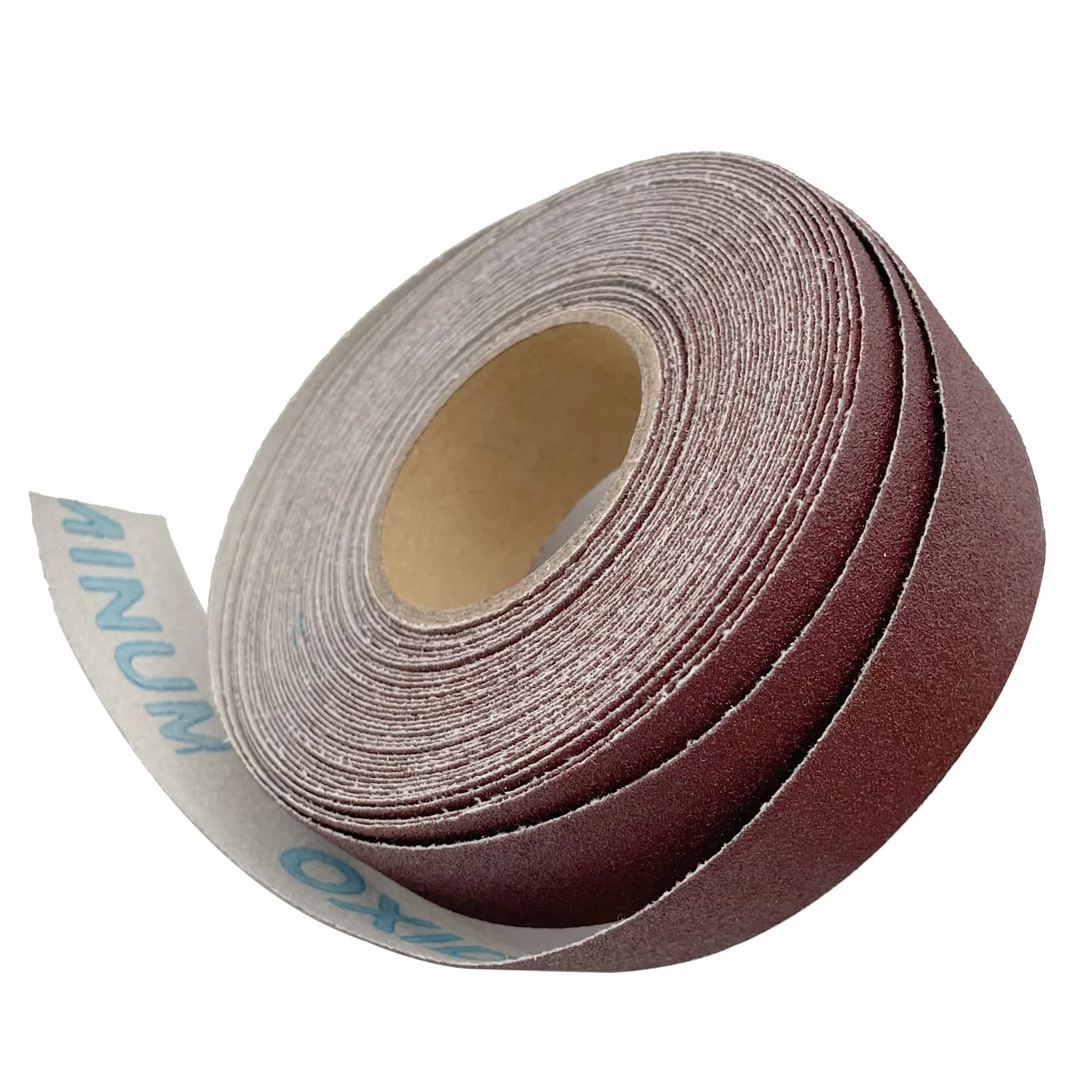 120 Grit Sandpaper Roll Emery Cloth Roll 2.5cmx8m Aluminium Oxide Abrasive Sandpaper Roll for Wood Finishing Furniture Metal Sanding Automotive Polishing