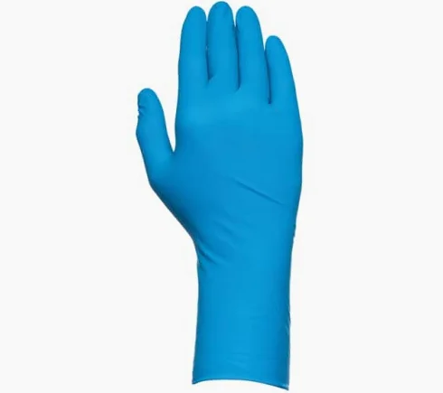 Juba G, emergencia técnica de látex sin polvo extra grueso y extra largo, azul - SIZE: 8