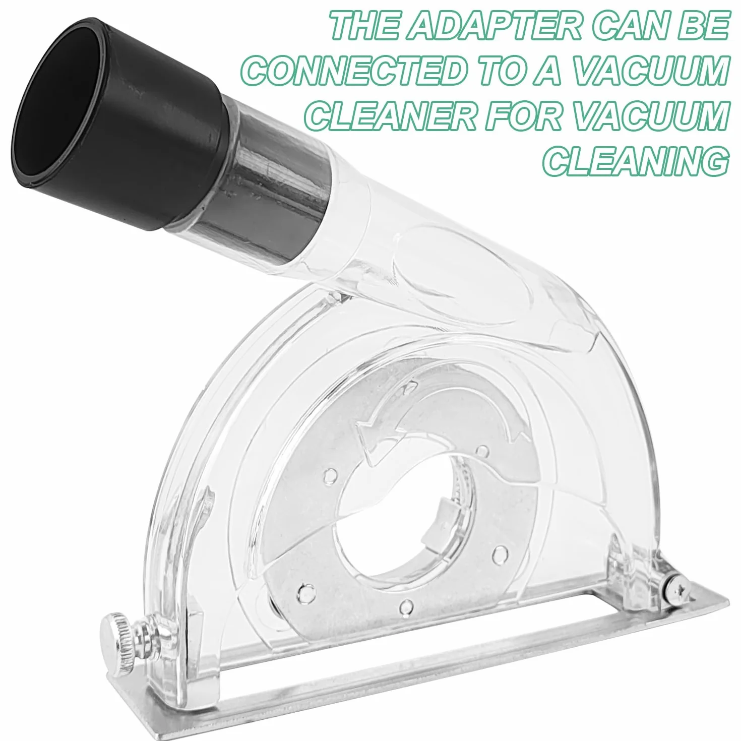 Campana de Escape de Amoladora de 100 mm/125 mm/150 mm con Llave Hexagonal y Arandelas, Campana de Amoladora Angular con Ranuras Guía para Discos de Corte de 90 mm, 115 mm y 125 mm (1)