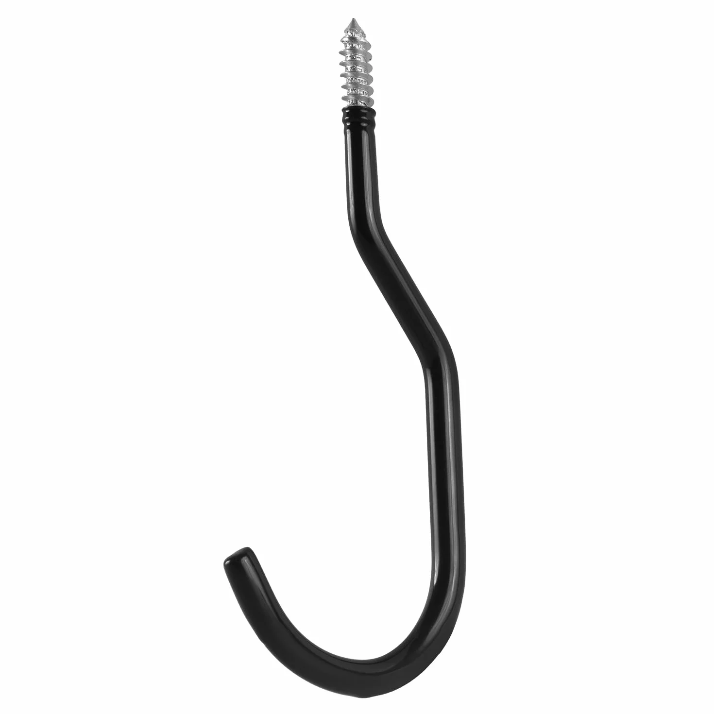 Maclean Pack de 2 Ganchos de Techo Soporte para Bicicletas, Acero Recubrimiento de Caucho, 10 kg