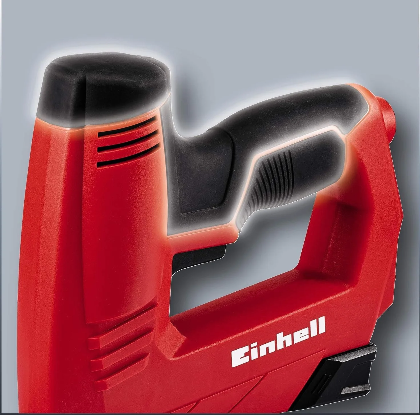 Einhell Grapadora eléctrica TC-EN 20 E (220-240 V, sopla a 20 como mínimo, incluye 1000 grapas y 500 clavos)