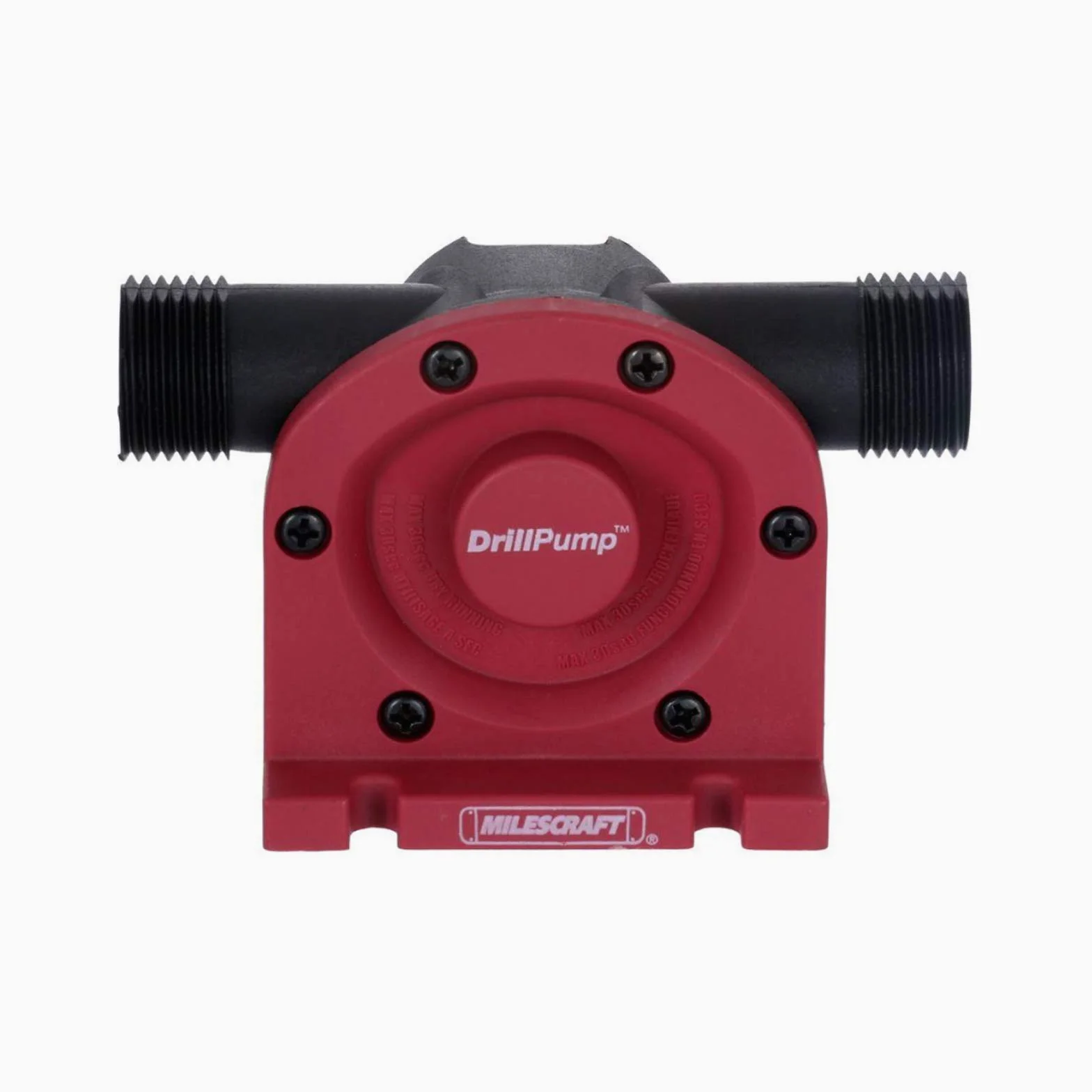Milescraft 1314 DrillPump750 - Accesorio de bomba de agua autocebante para taladros - Bomba de transferencia de agua - Utiliza manguera de jardín común - 750 galones por hora