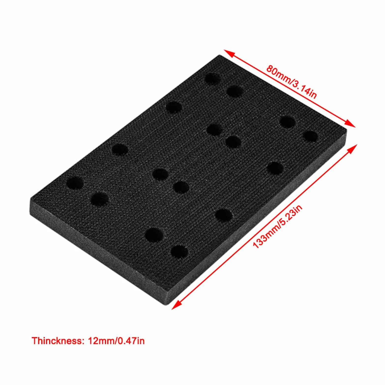 4 almohadillas de espuma para lijadora compatible con lijadoras Festool RTS 400, RS 400, RTSC 400